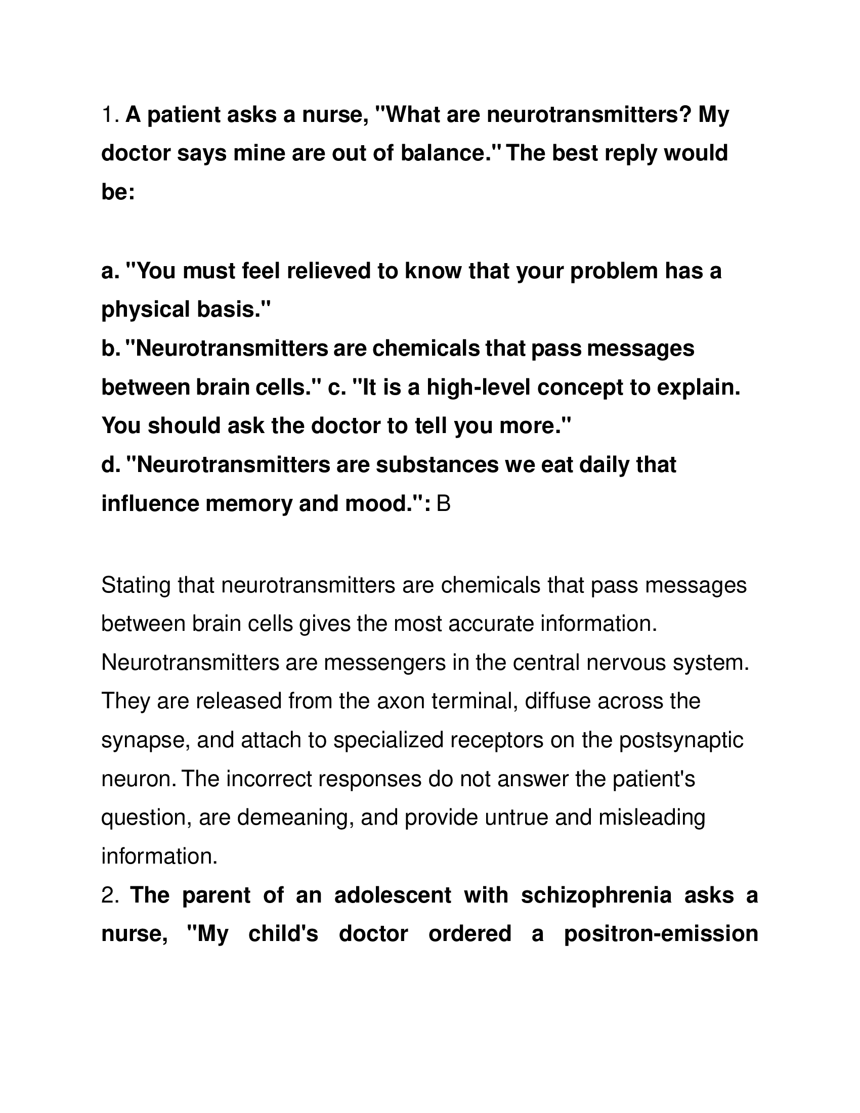 Level 3 RNSG 2213 Exam 2 Questions and Answers 2024