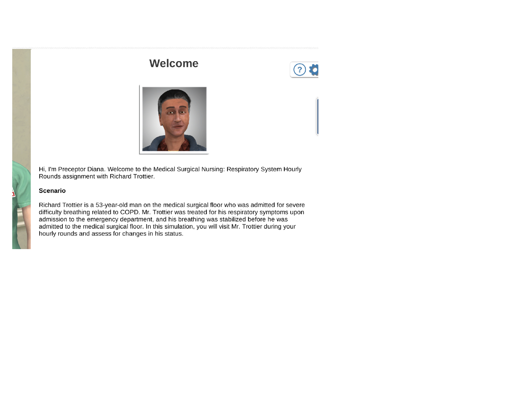 Shadow Health: Richard Trottier Respiratory Hourly Rounds [A+ Verified] 2026