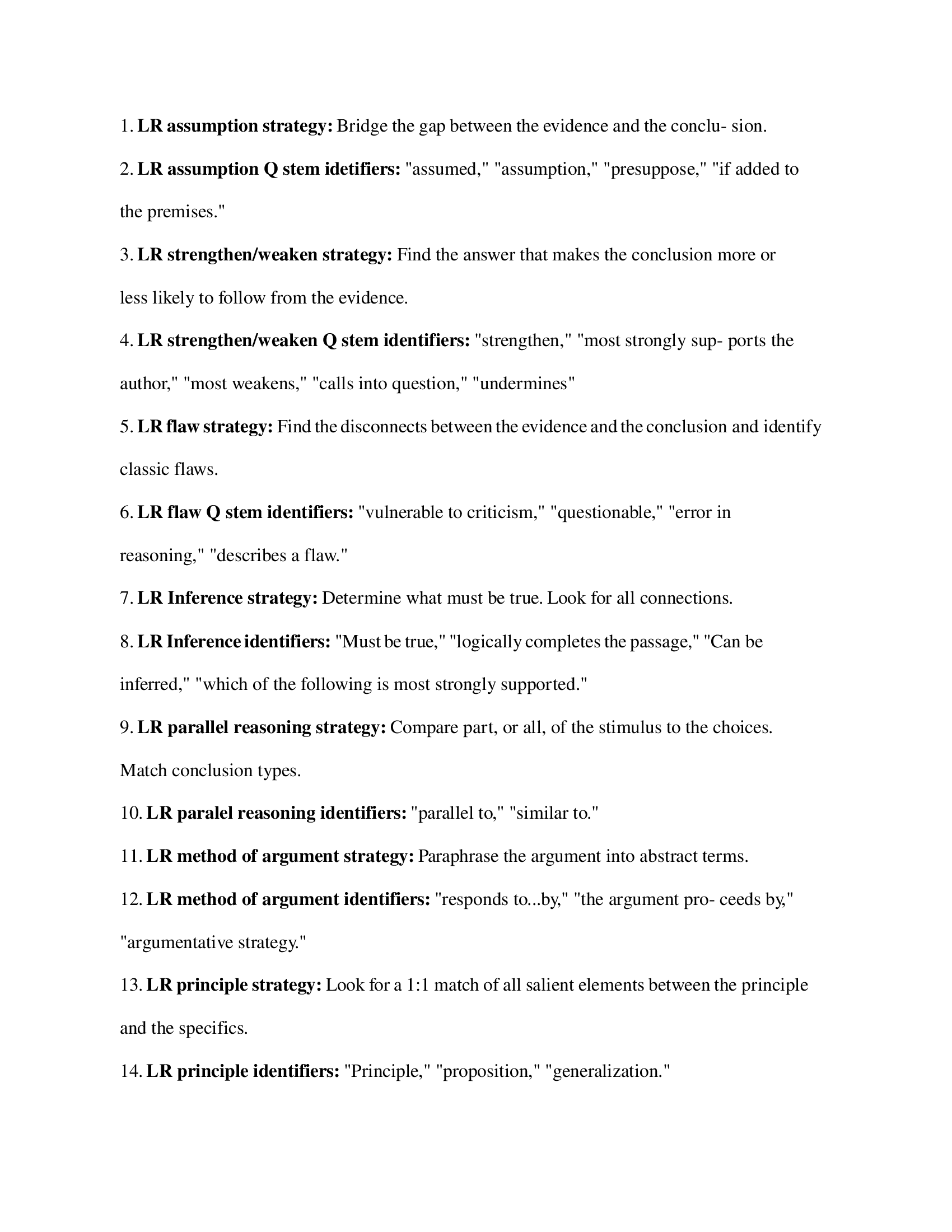 LSAT Practice Questions and Answers