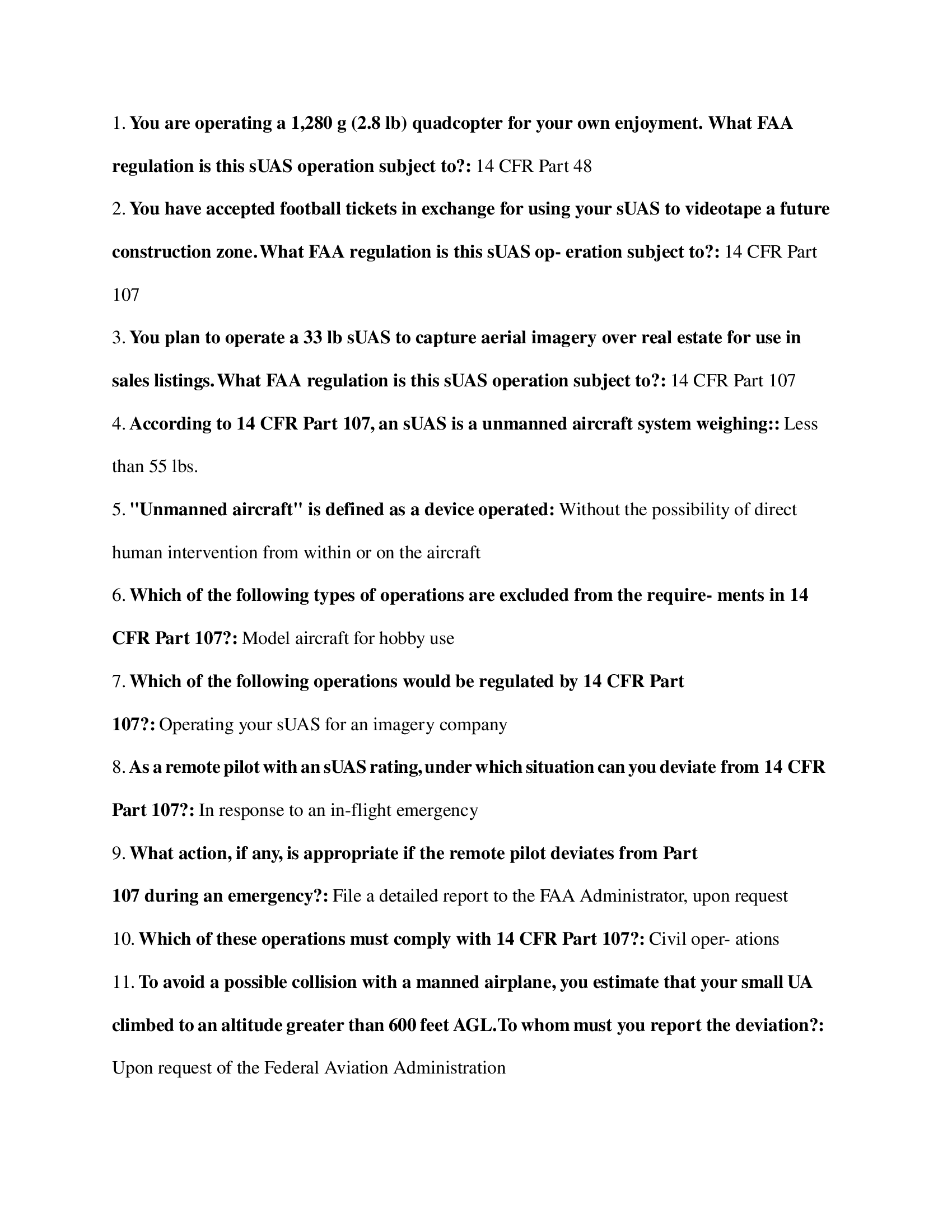 Part 107 Study Guide