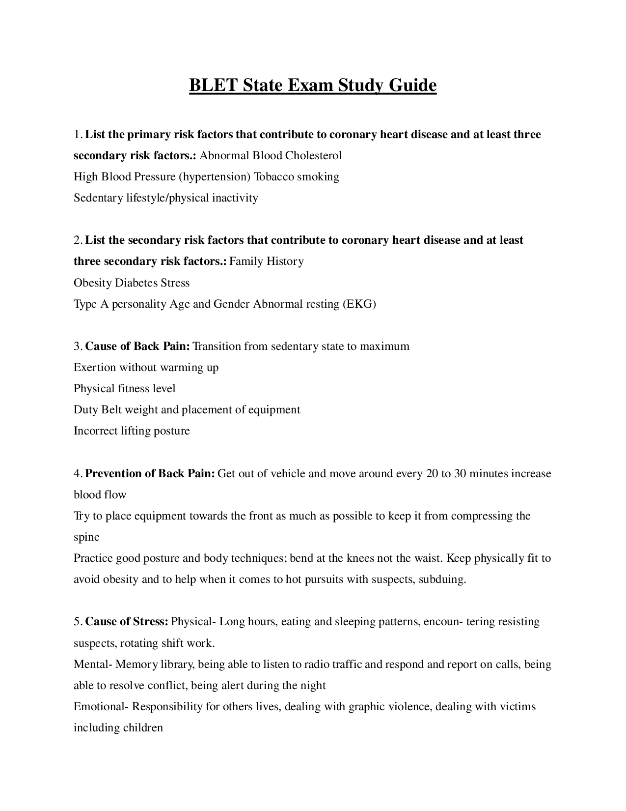 NC BLET State Exam Study Guide 2026 | Comprehensive 36-Unit Review | Verified A+