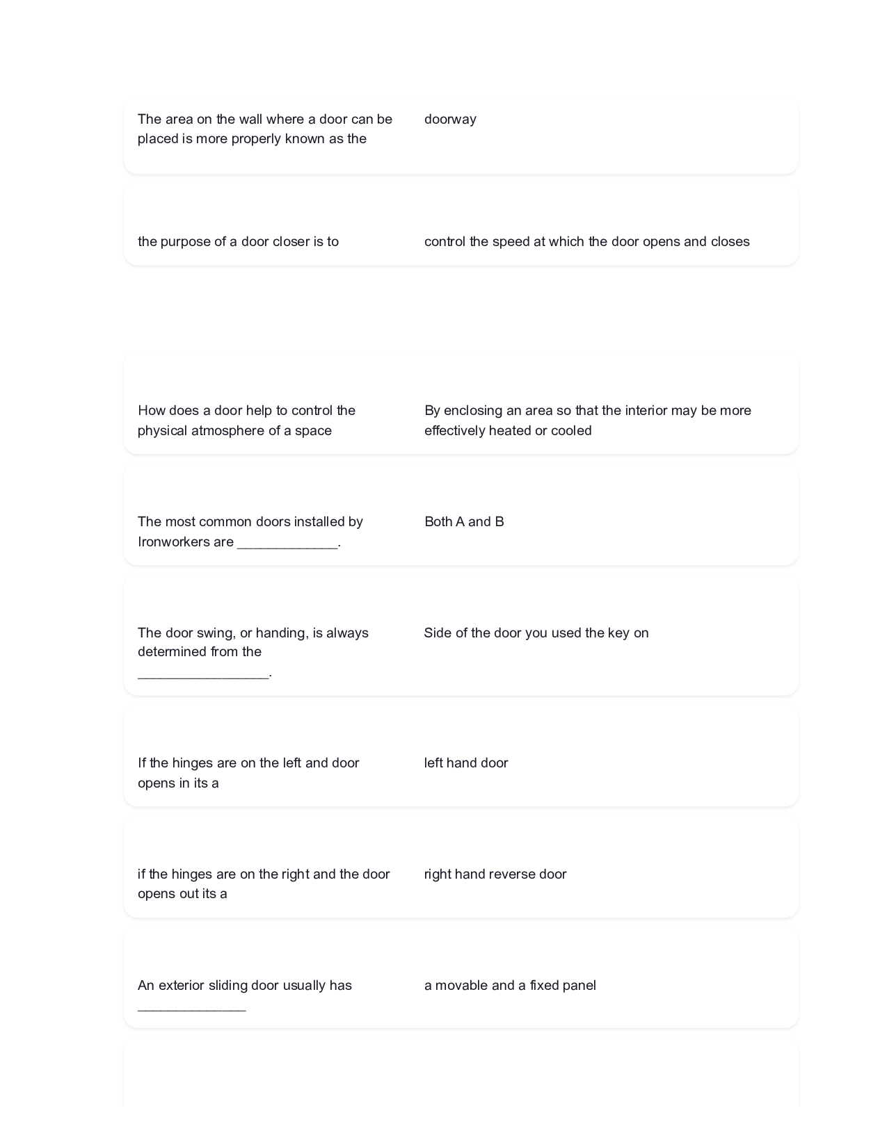 NCCER Iron Worker Exam 2026  Ironworker NCCER Exam  Updated Questions and Correct Answers  Just Released