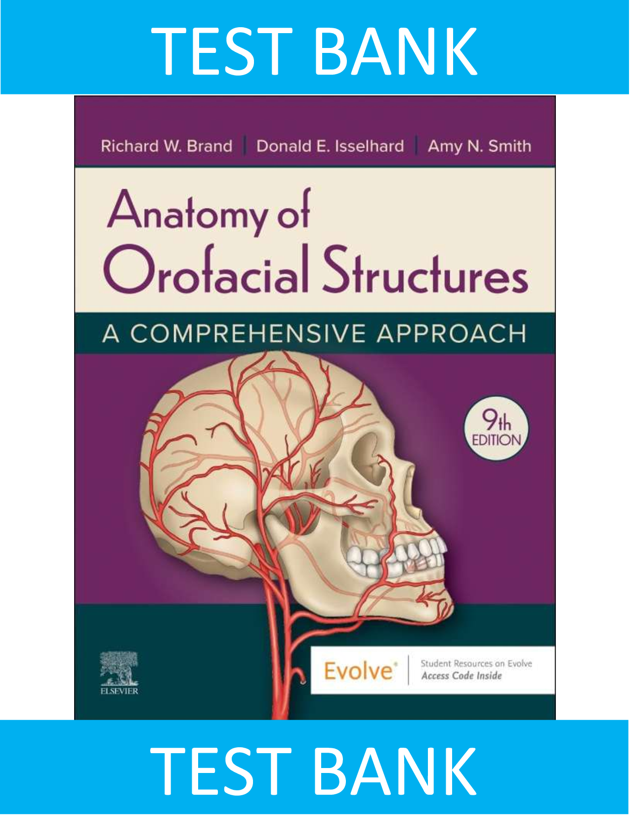 Test Bank for Anatomy of Orofacial Structures, A Comprehensive Approach, 9th Edition Brand, Isselhard, Smith | All Chapters