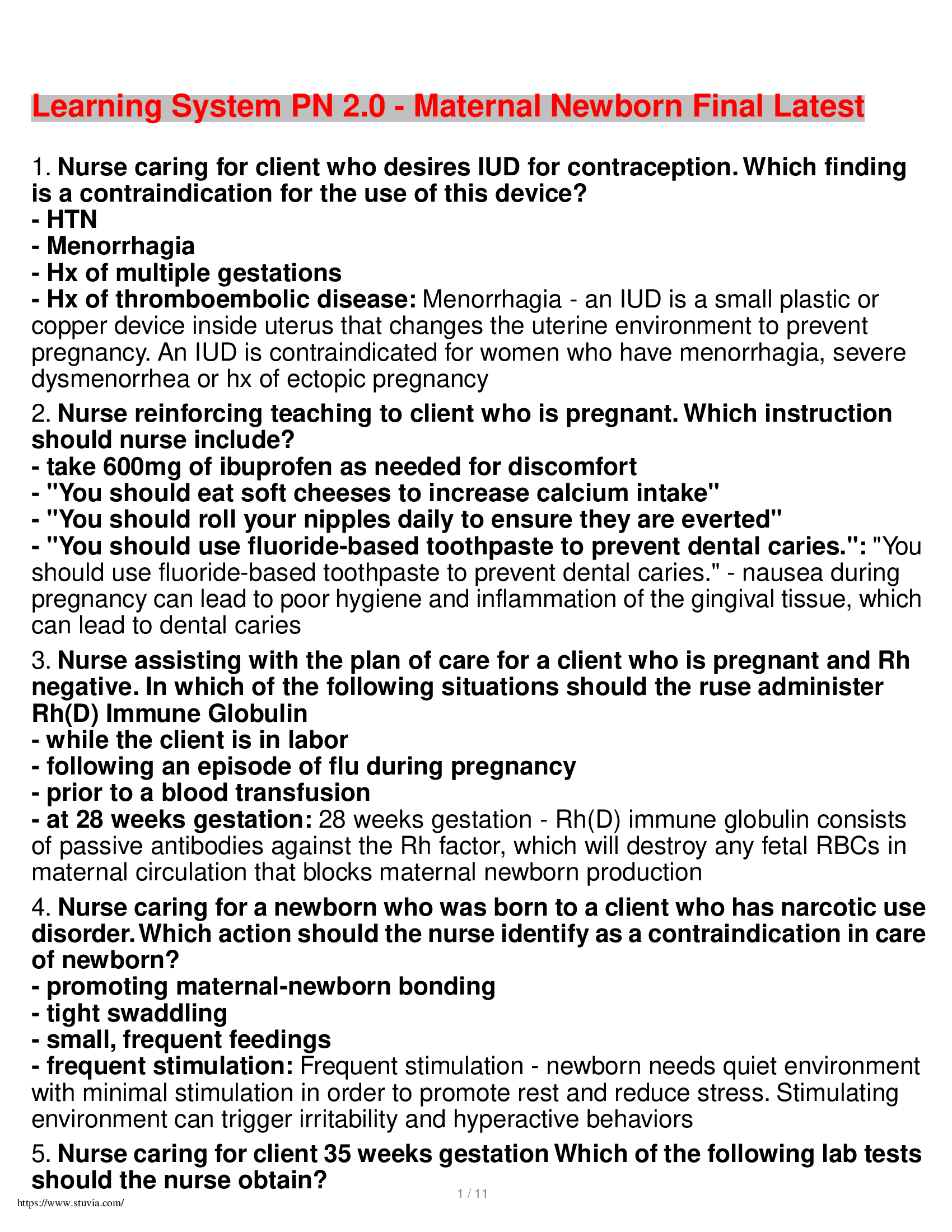 Learning System PN 2.0 - Maternal Newborn Final