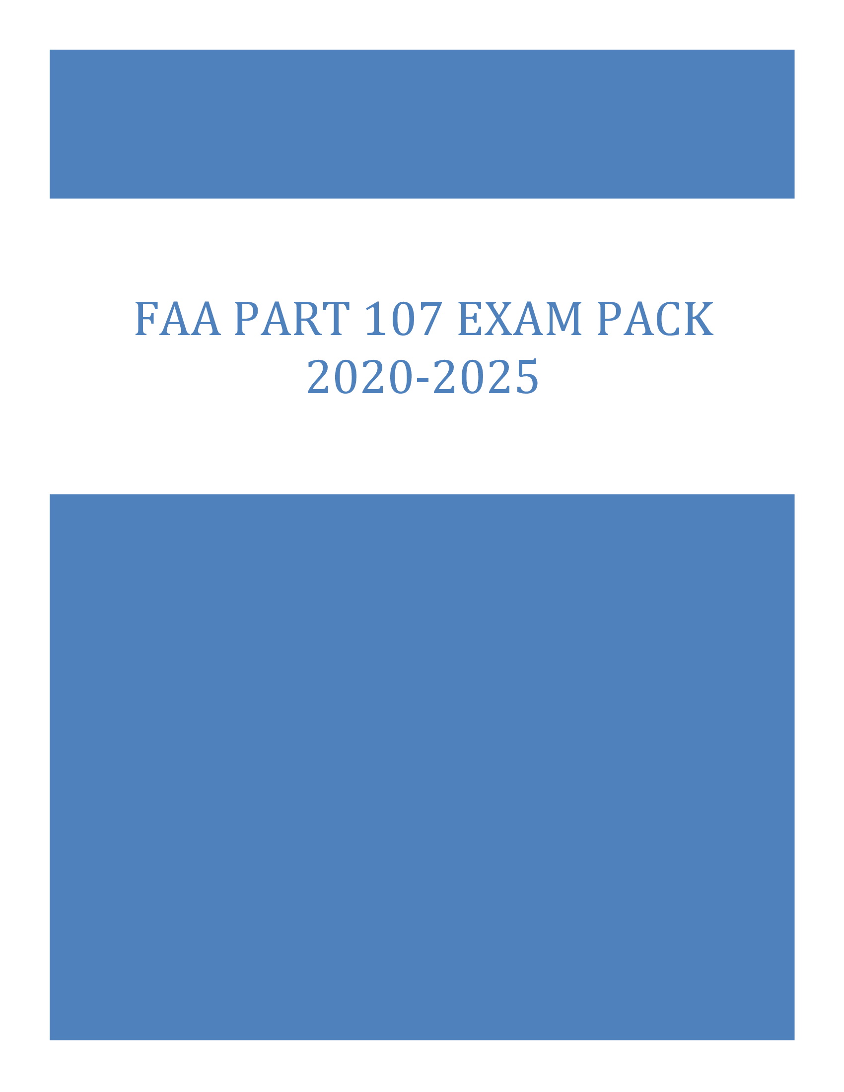 FAA Part 107 Drone Test Practice Questions with Answers (2026 Edition)  Comprehensive Exam Prep Material