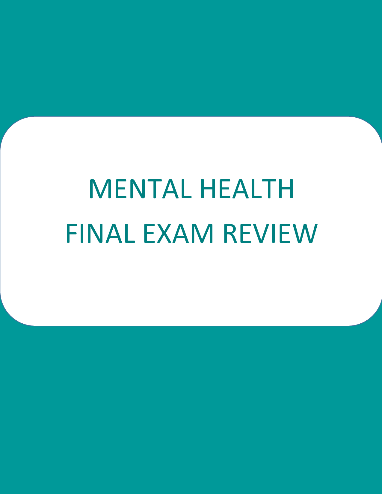 【GRADED A+】NUR 2488 Mental Health Nursing Final Exam Review 2026 | Verified