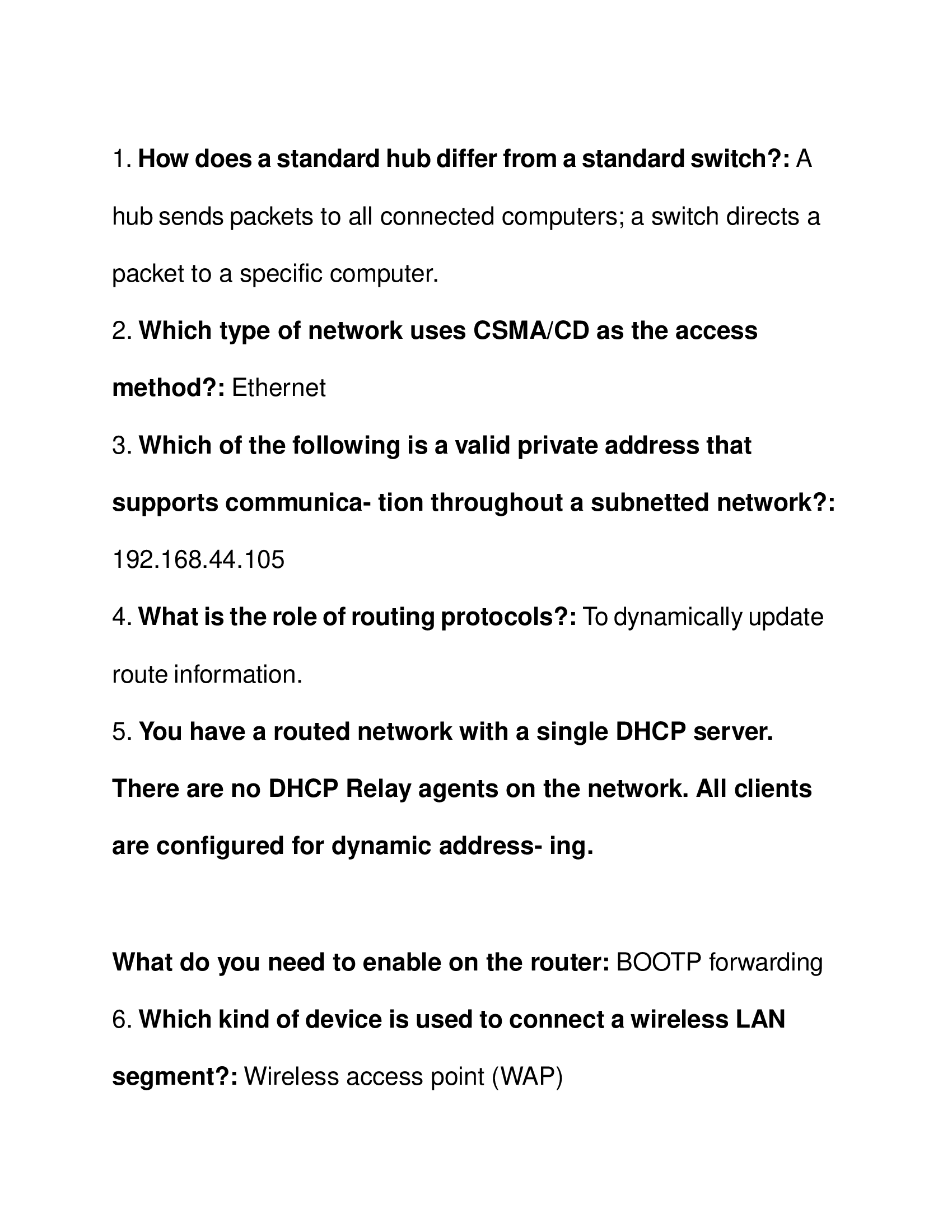 MTA Certification Exam Questions and Answers