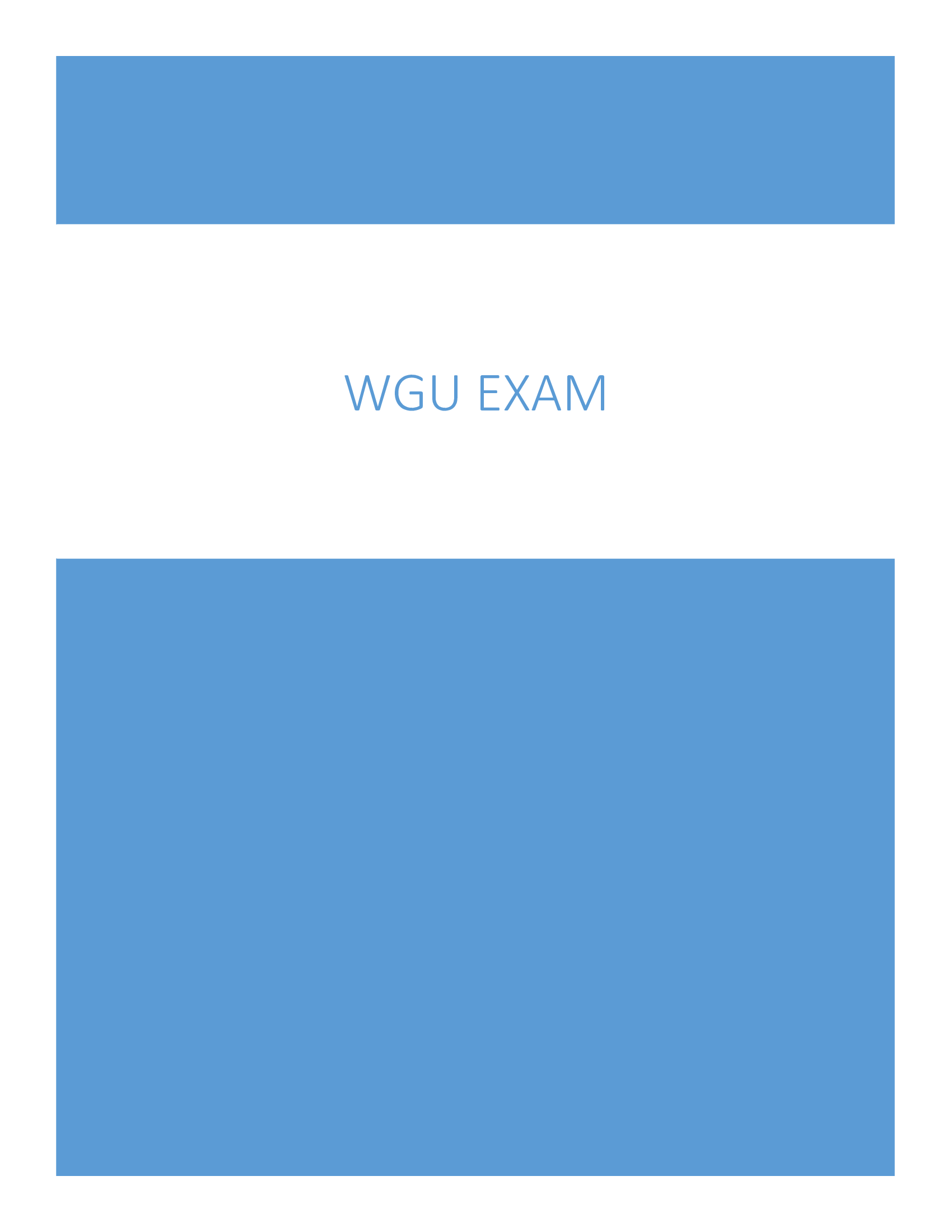 WGU Exam 2024 Pre-Assessment PAKC 3. Which characteristic is consistent with a student in the early childhood physical development stage?