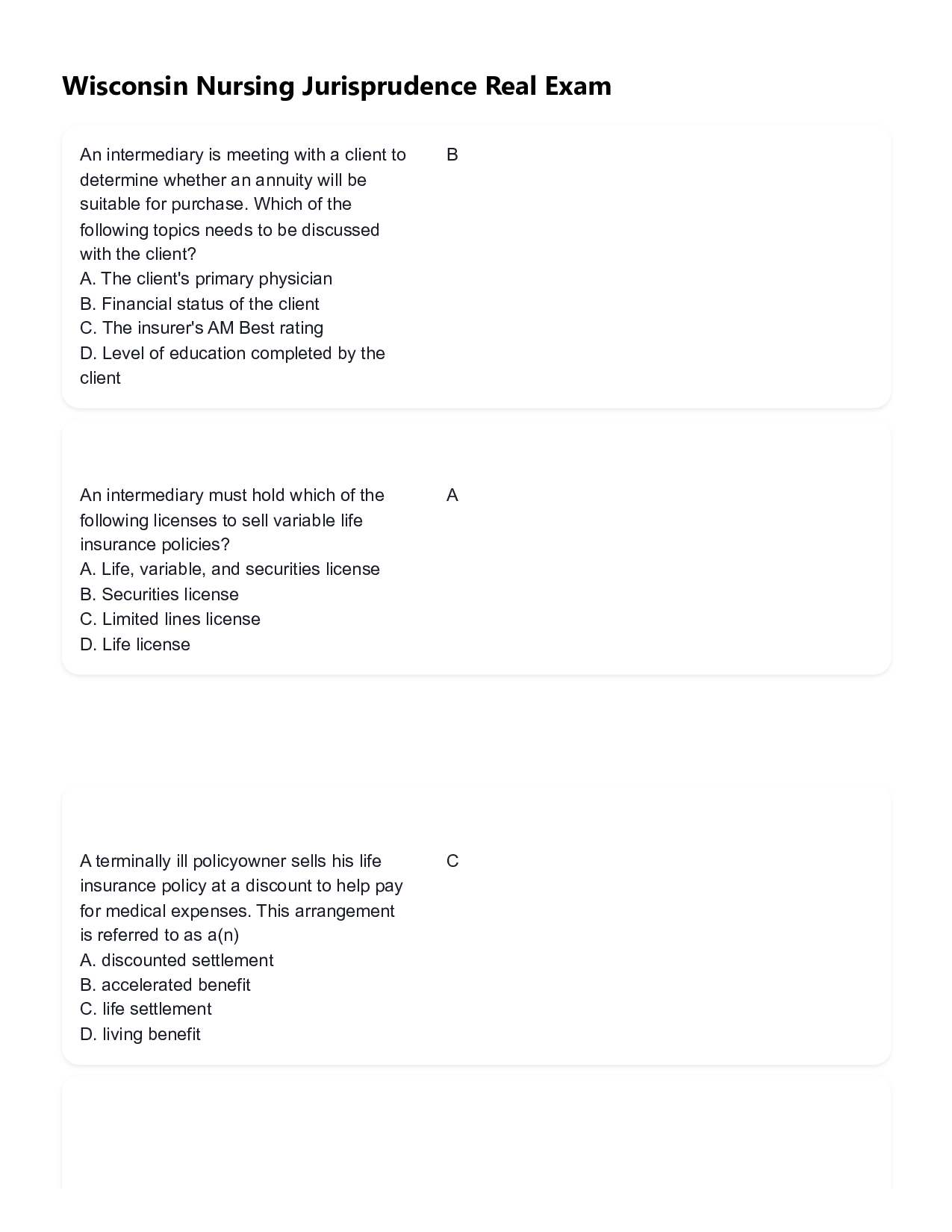 Wisconsin Nursing Jurisprudence Real Exam 2026 | Questions, Verified Answers & Detailed Rationales  Nurse Practice Act