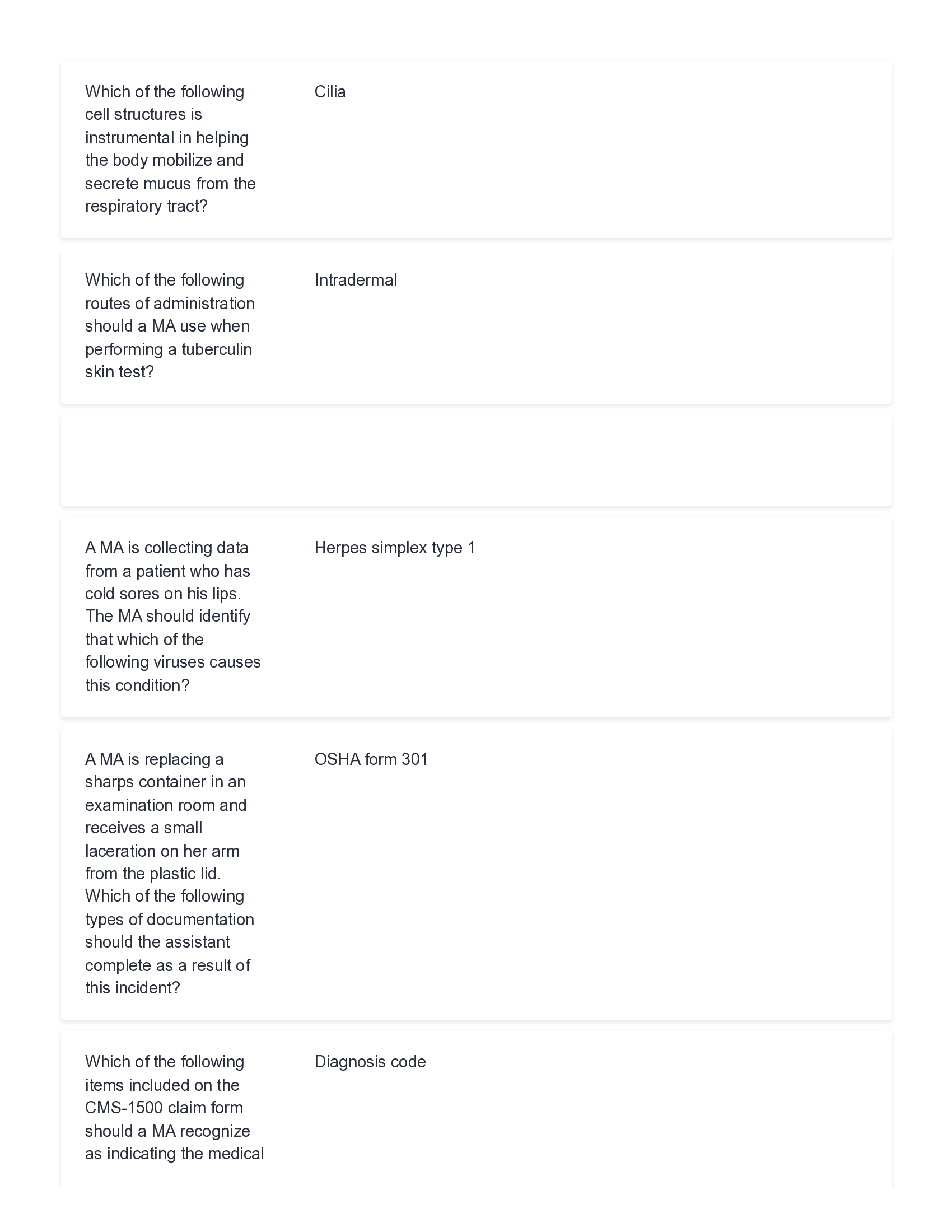 Texas NHA Practice Actual Exam 1 Questions and Answers