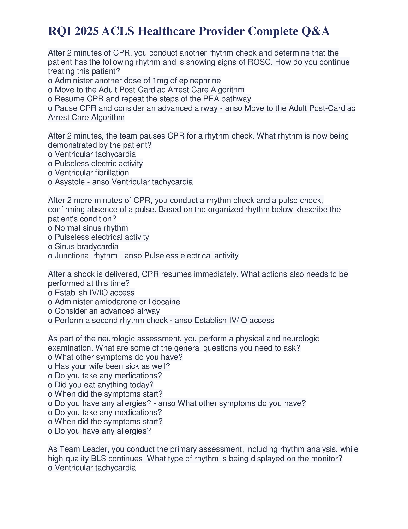 RQI 2026 ACLS