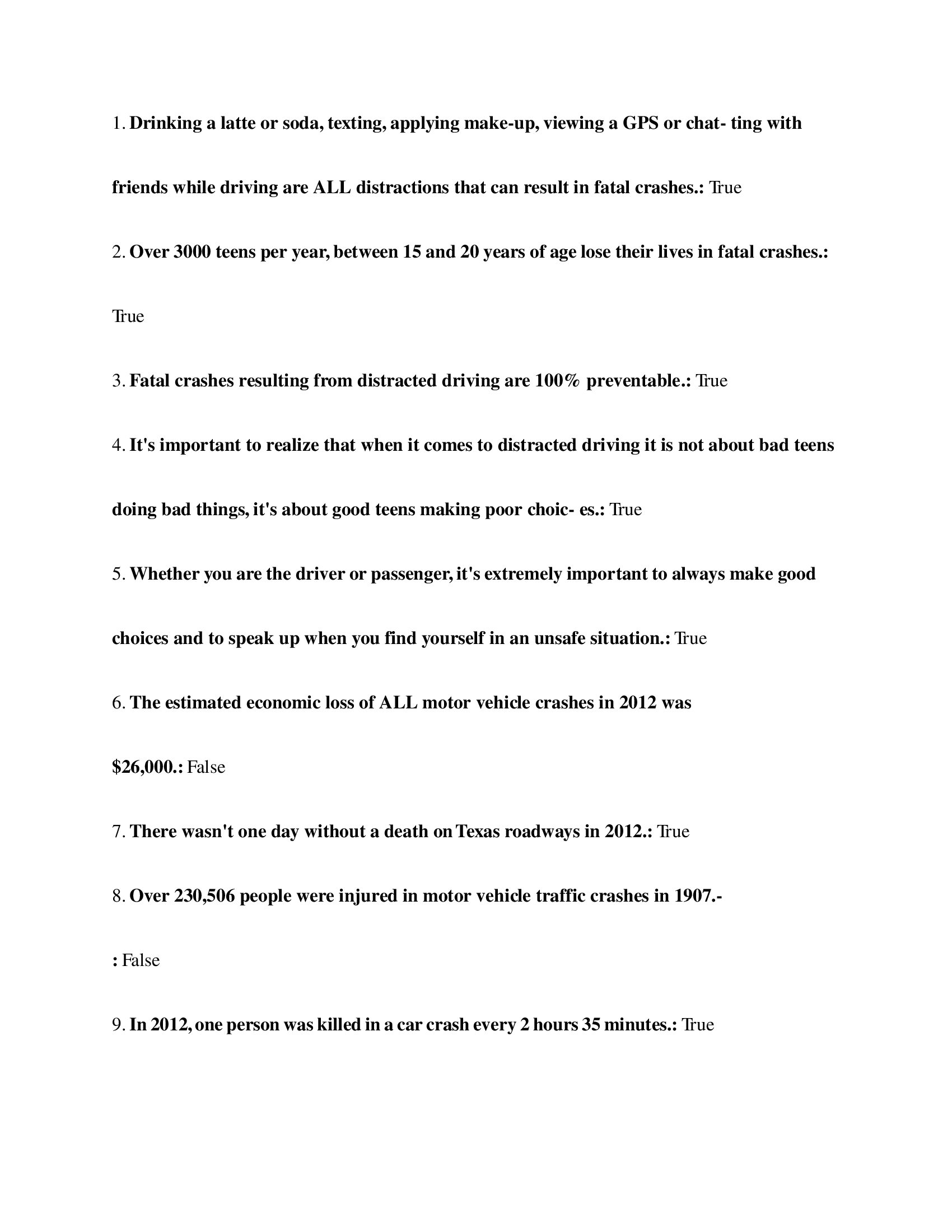 Impact Lesson 1-6 Questions and Answers 2024