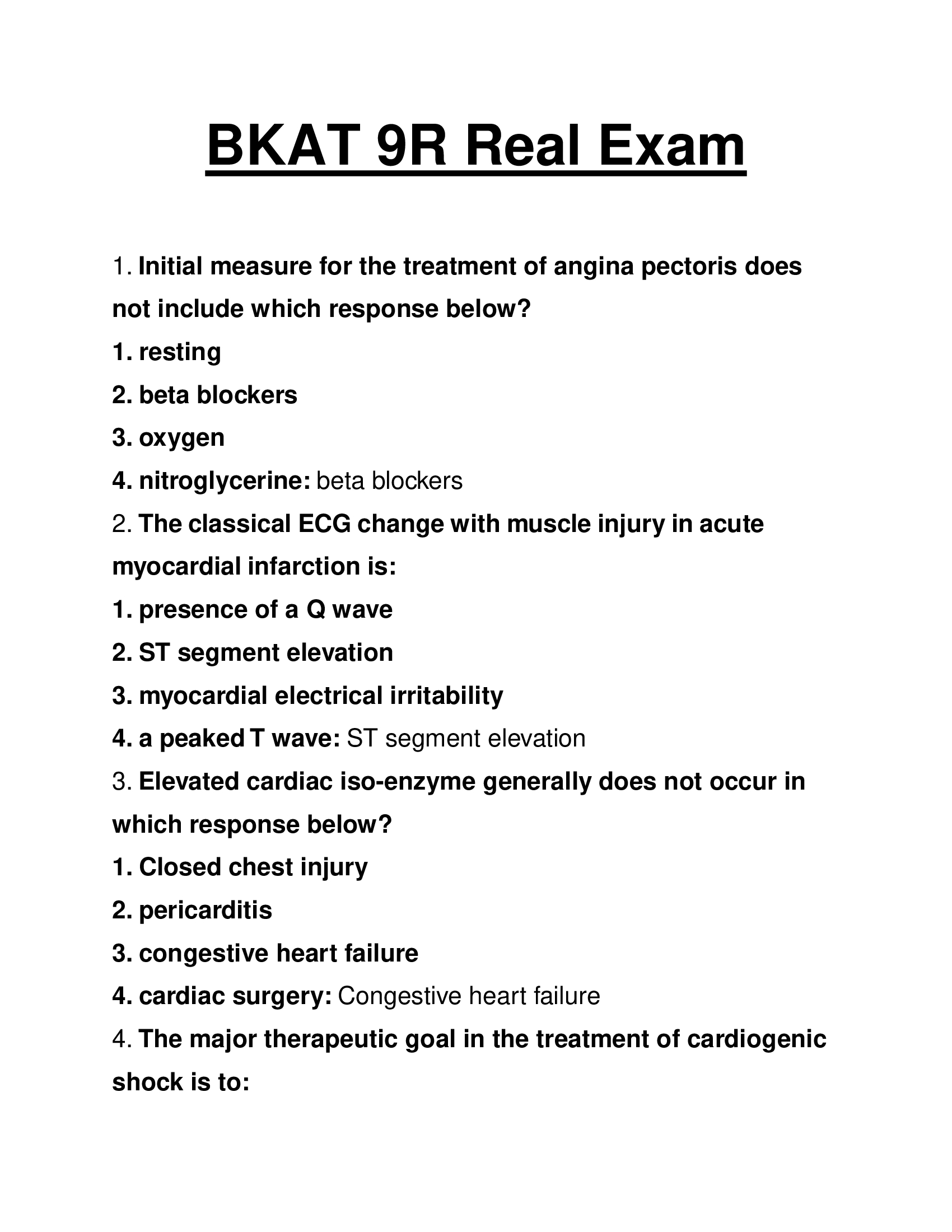 BKAT 9R Real Exam 2024