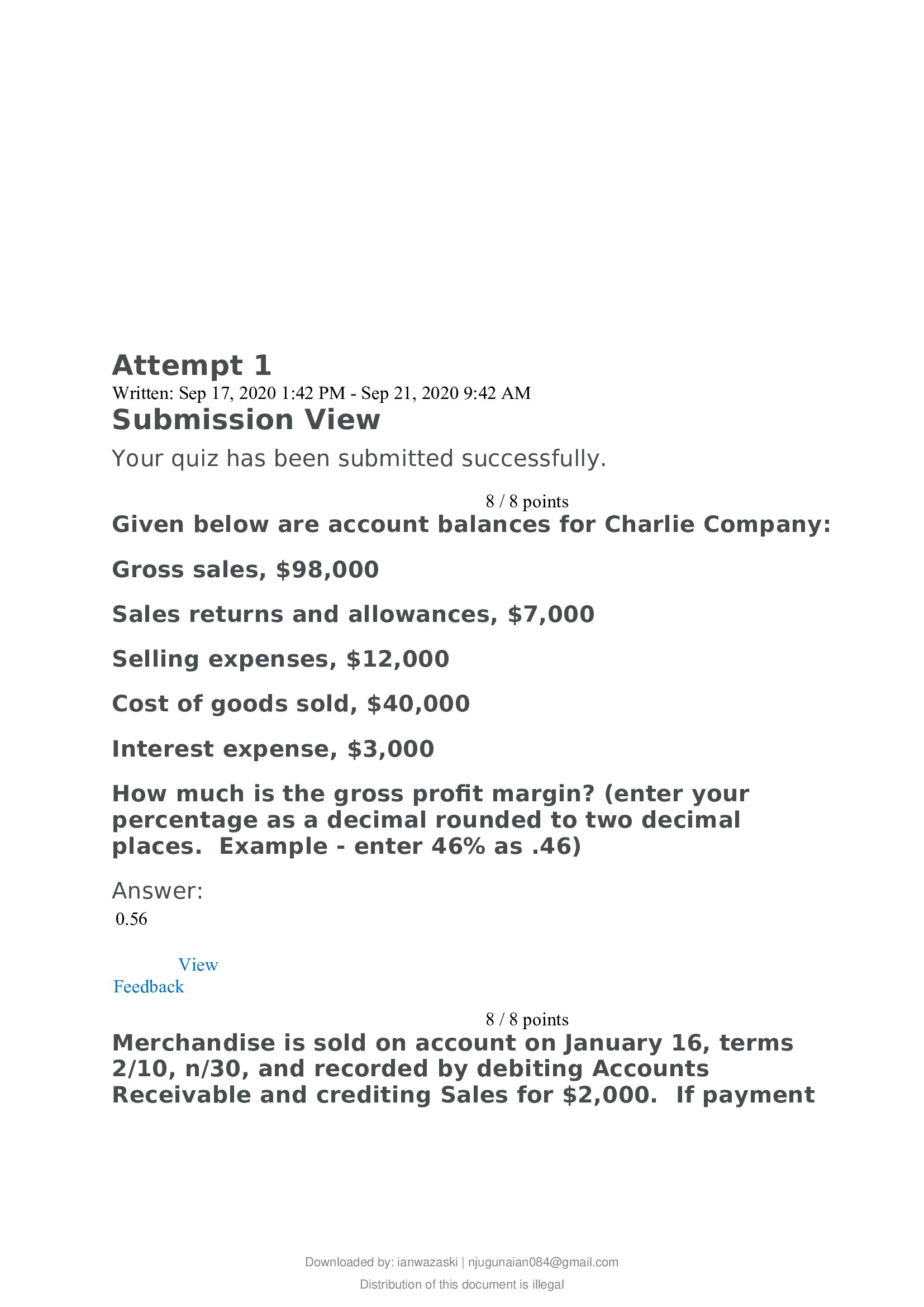 ACCT  220 Final Exam 2 17 2023 ( Real Exam)