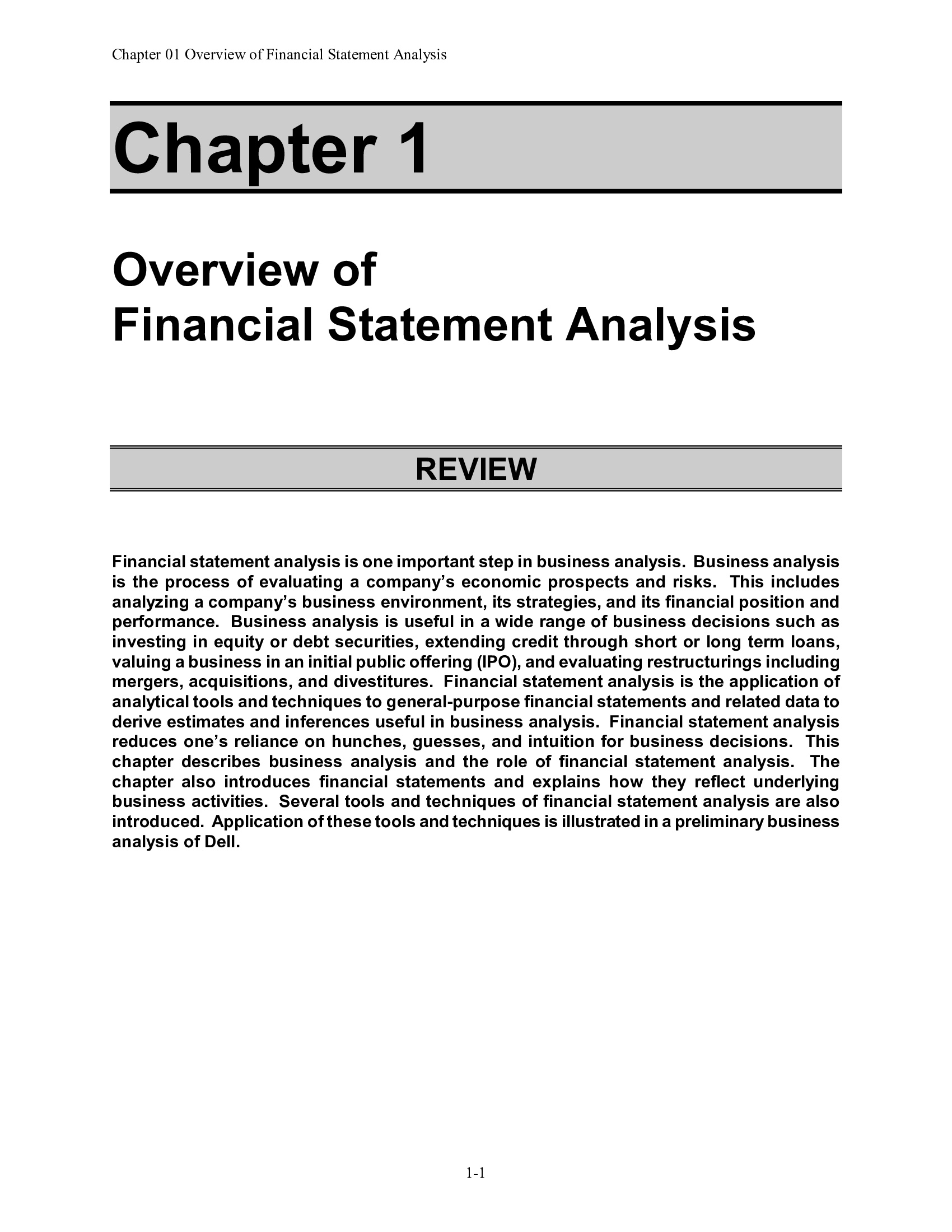 Solution Manual For Financial Statement Analysis 10th Edition By Subramanyam