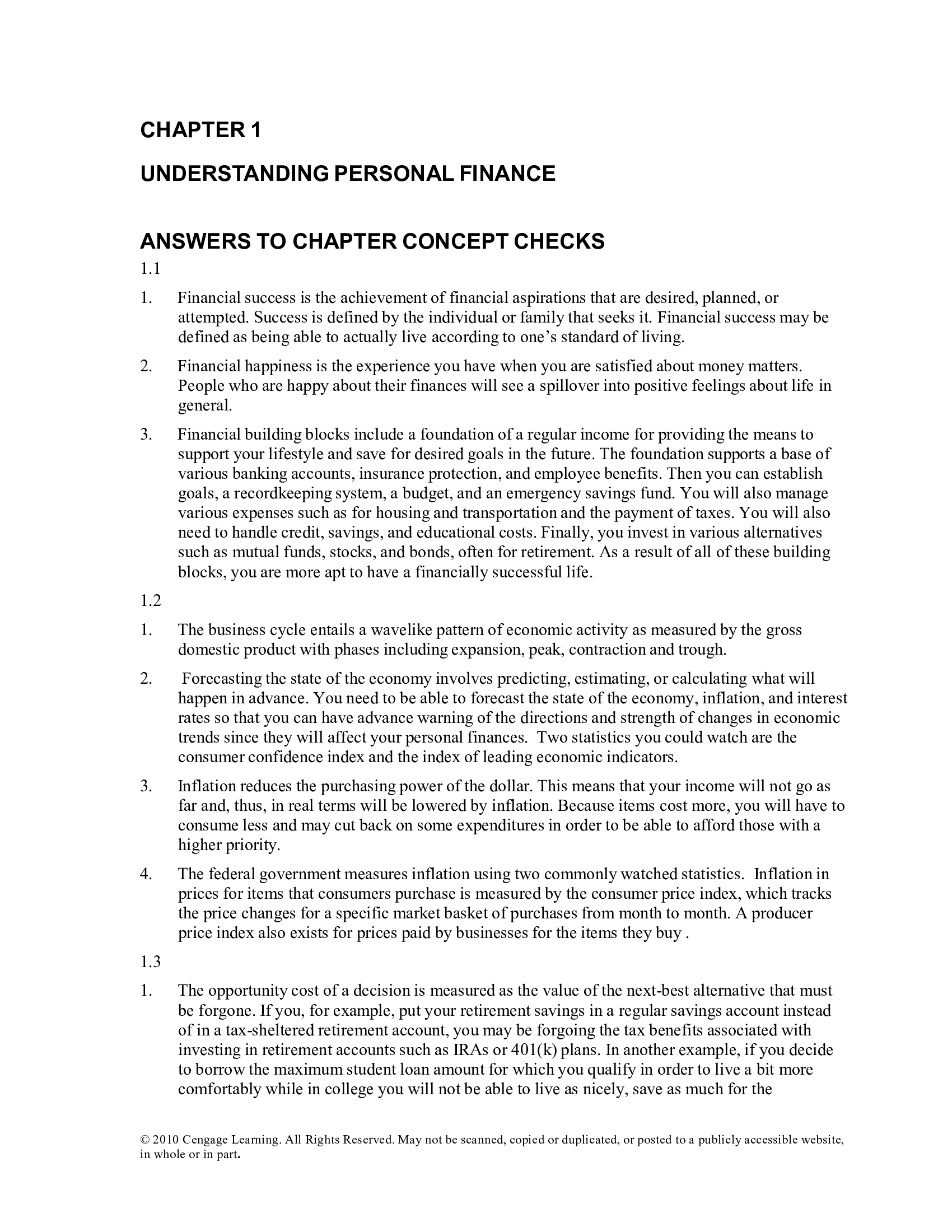 Solution Manual For Personal Finance 10th Edition By Garman