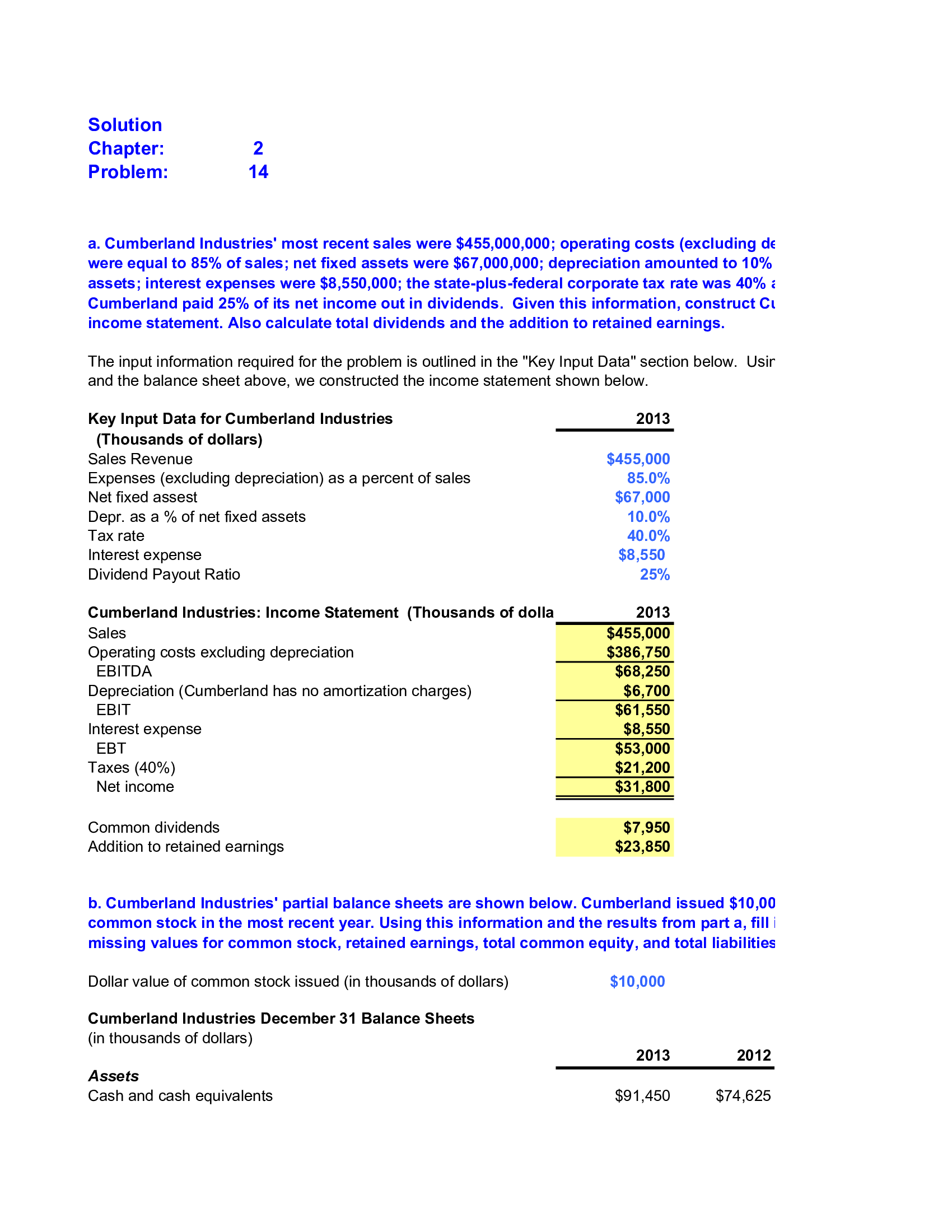 Solution Manual For Financial Management Theory And Practice Brigham Ehrhardt 13th Edition