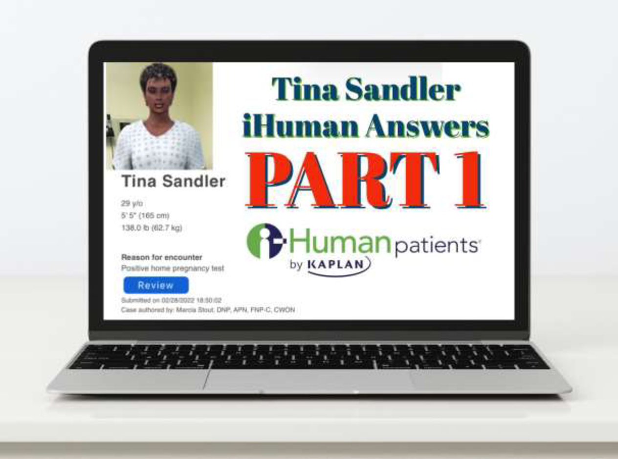 TINA SANDLER IHUMAN PART 1 ANSWERS