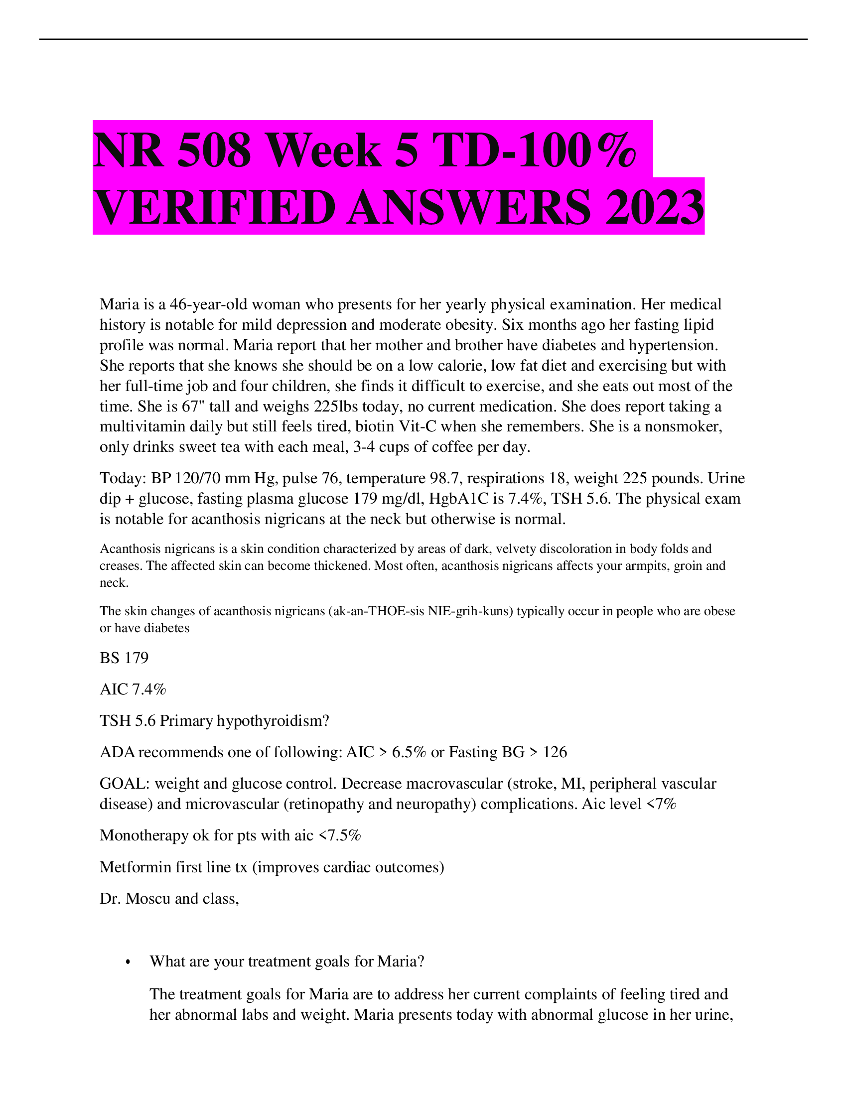 ABFM HOSPITAL MEDICINE COMPLETE  SOLUTIONS EXAM  2023,2024 VERIFIED TEST  BANK