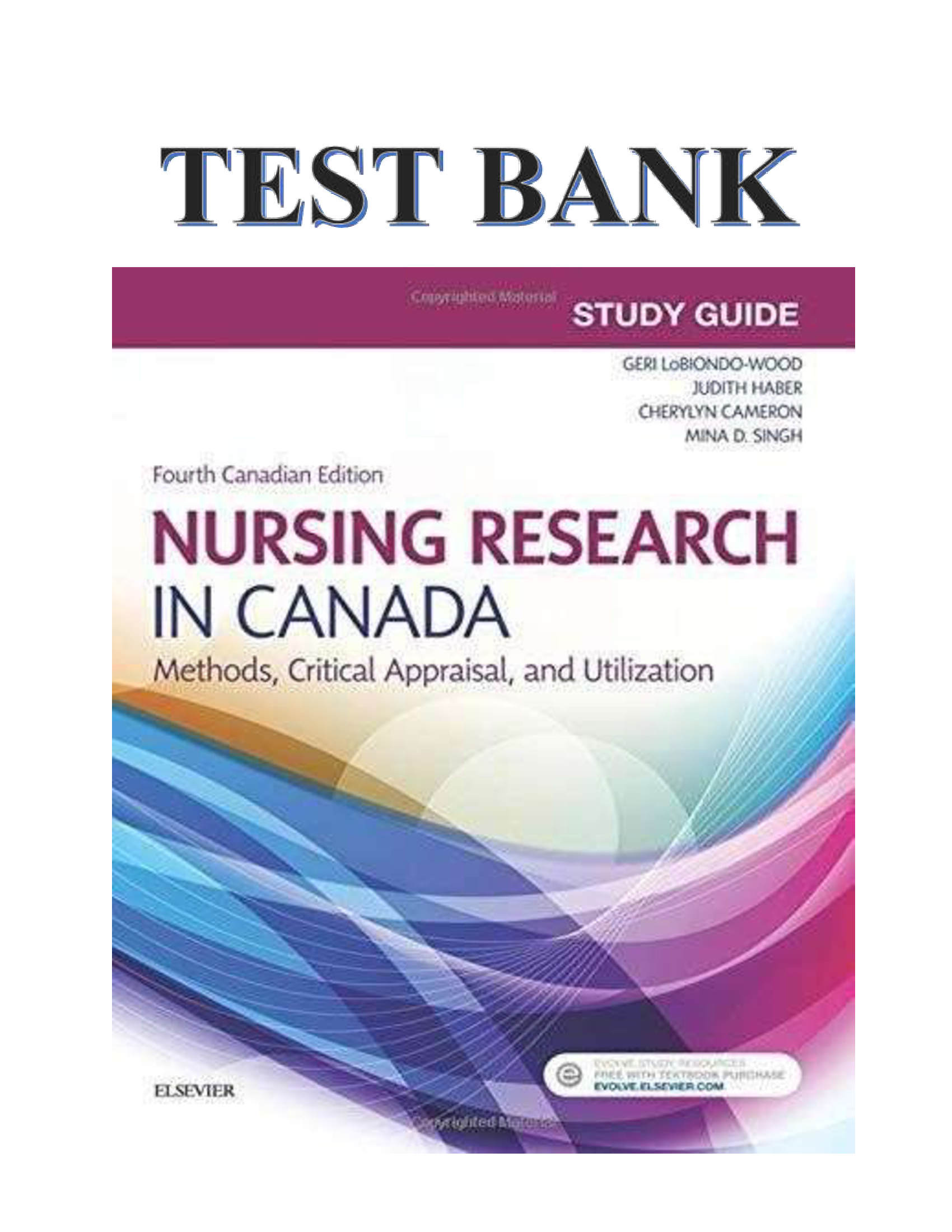 TEST BANK FOR NURSING RESEARCH IN CANADA, 4TH EDITION  VERIFIED ANSWERS 2023,2024