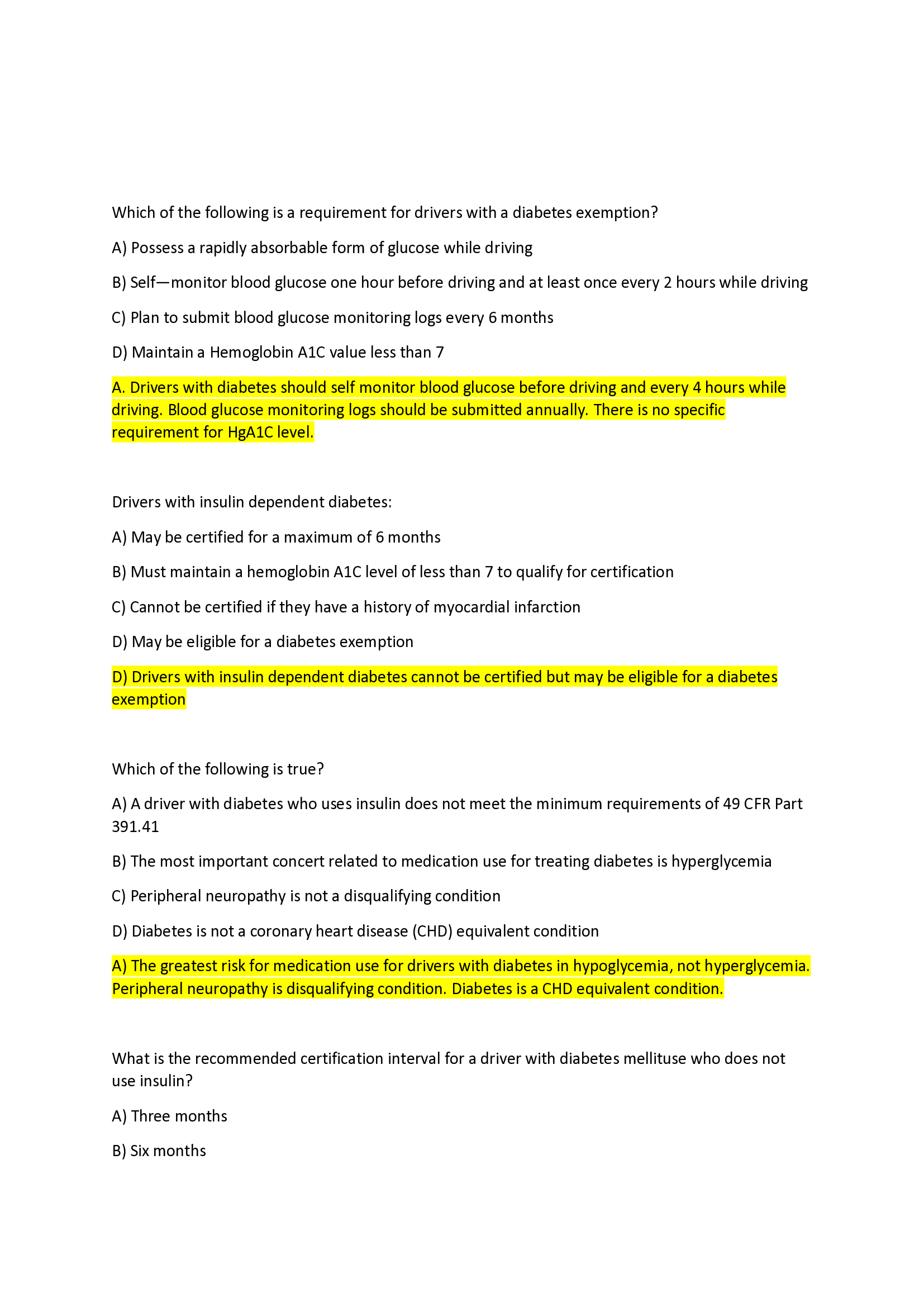 Test Bank for NRCME 2025/2026 Actual Exam | 500+ Real Questions & Correct Expert-Verified Answers