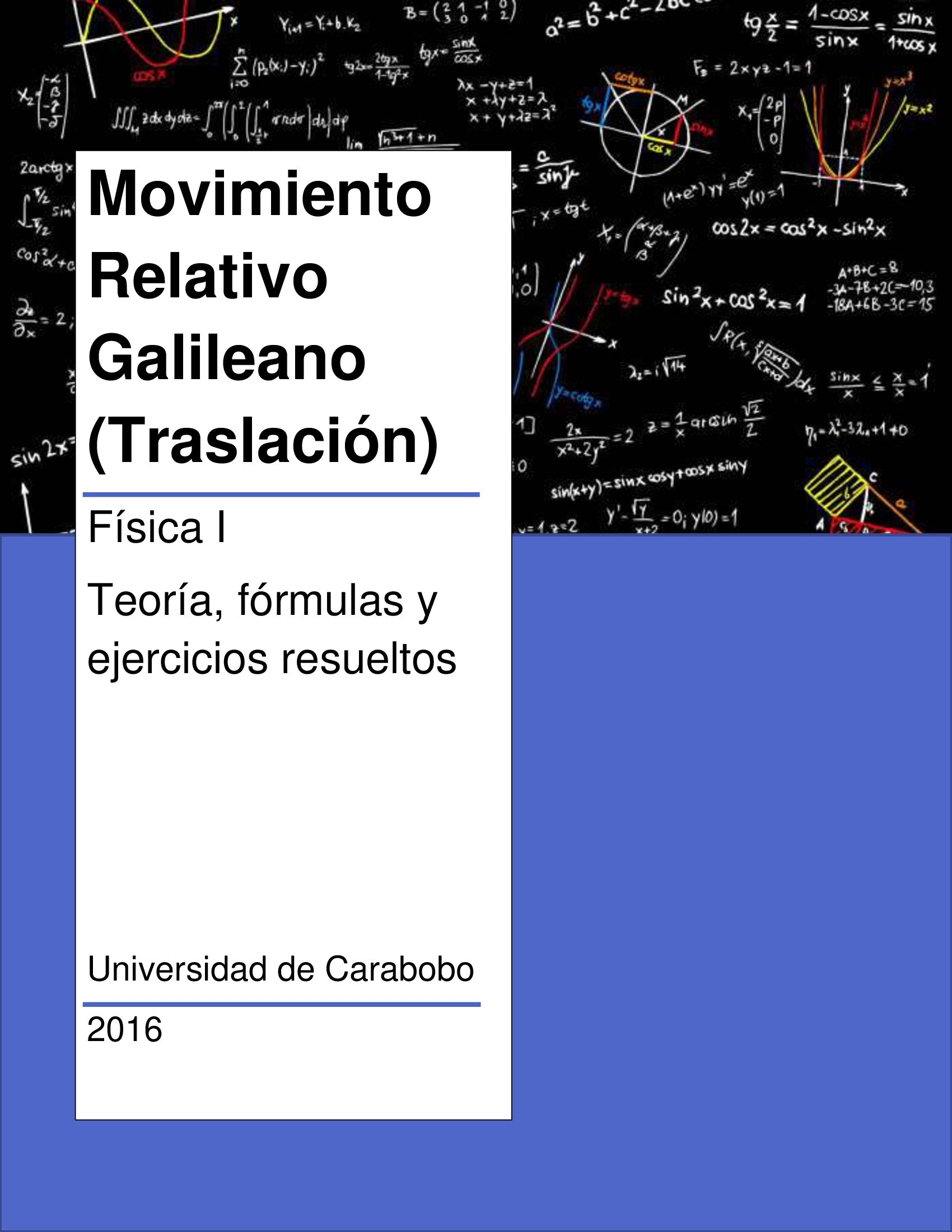 Galilean Relative Motion (Translation)