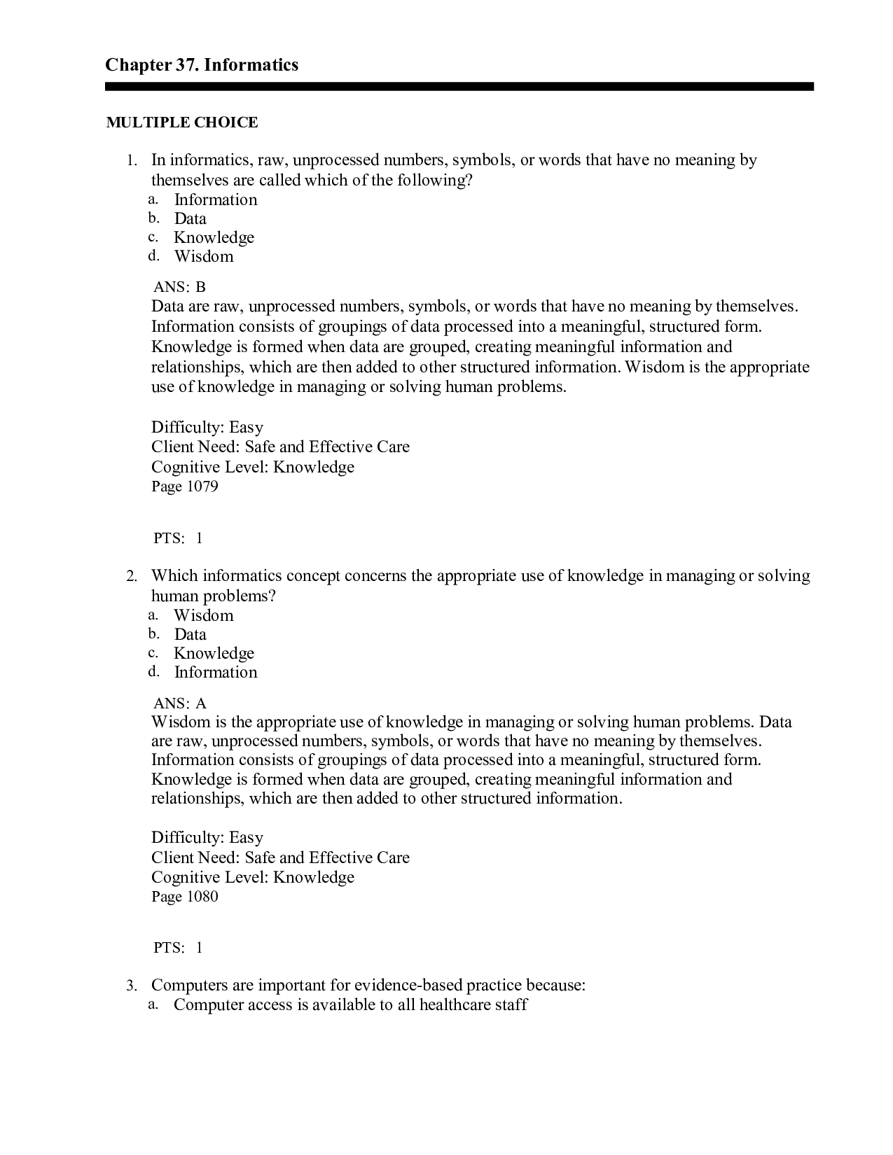 Chapter 37 Informatics
