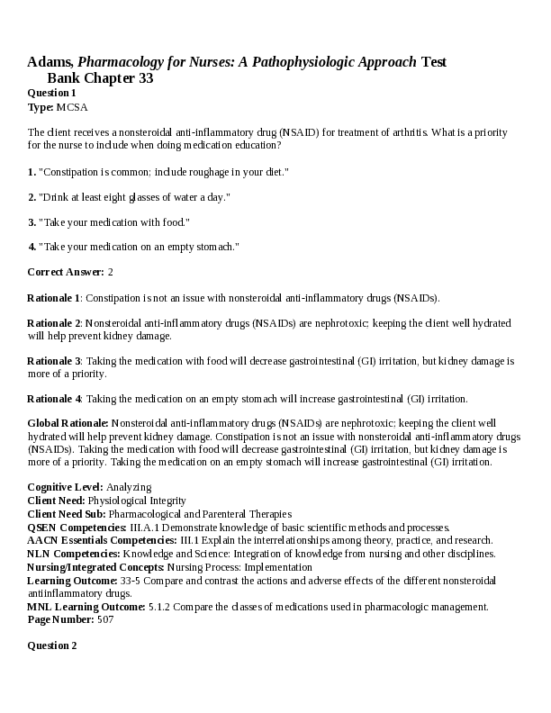 Chapter 33. Drugs for Inflammation and Fever