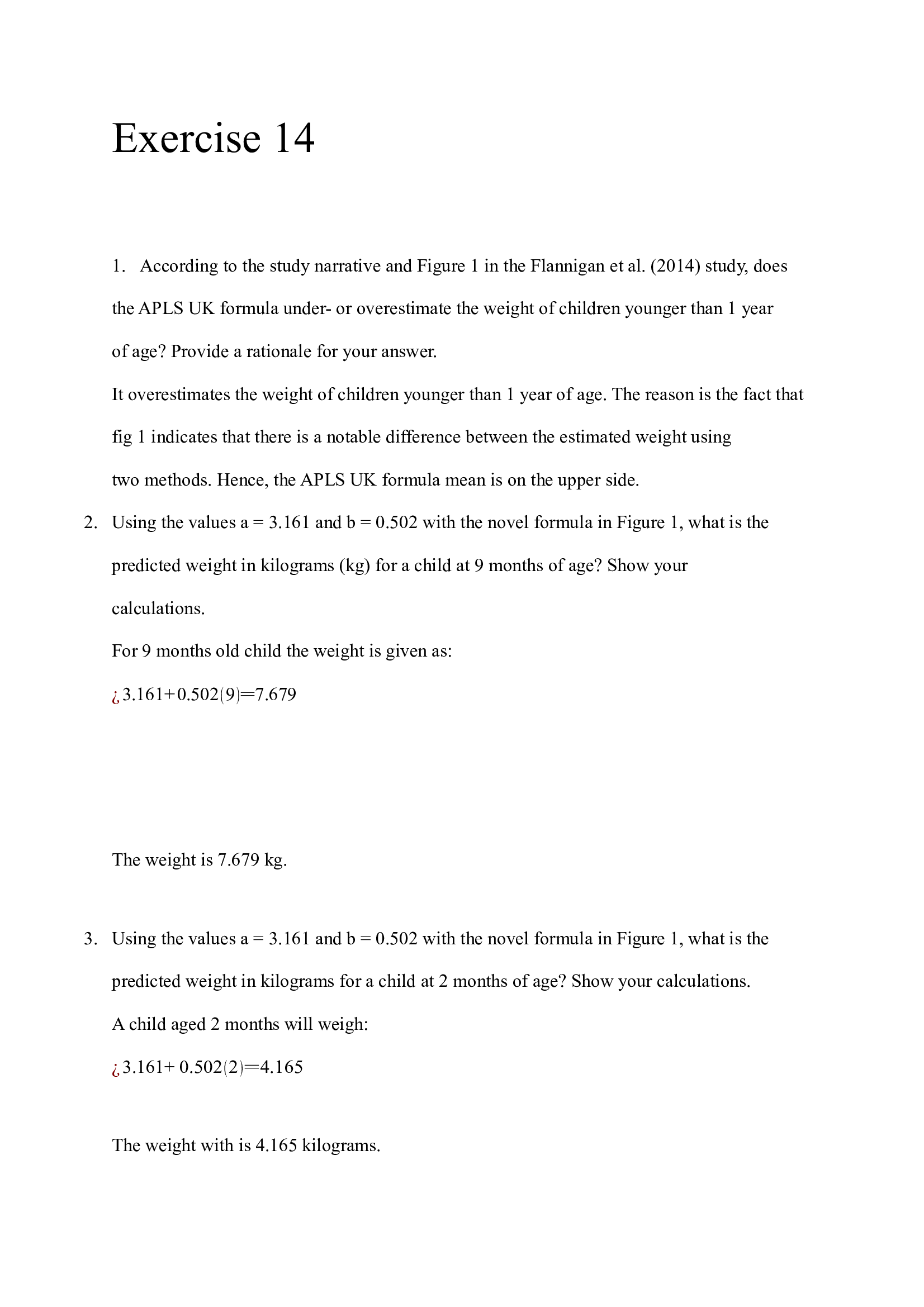 Exercise 14. Understanding Simple Linear Regression