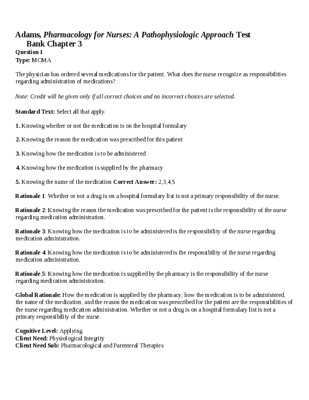 Chapter 3. Principles of Drug Administration