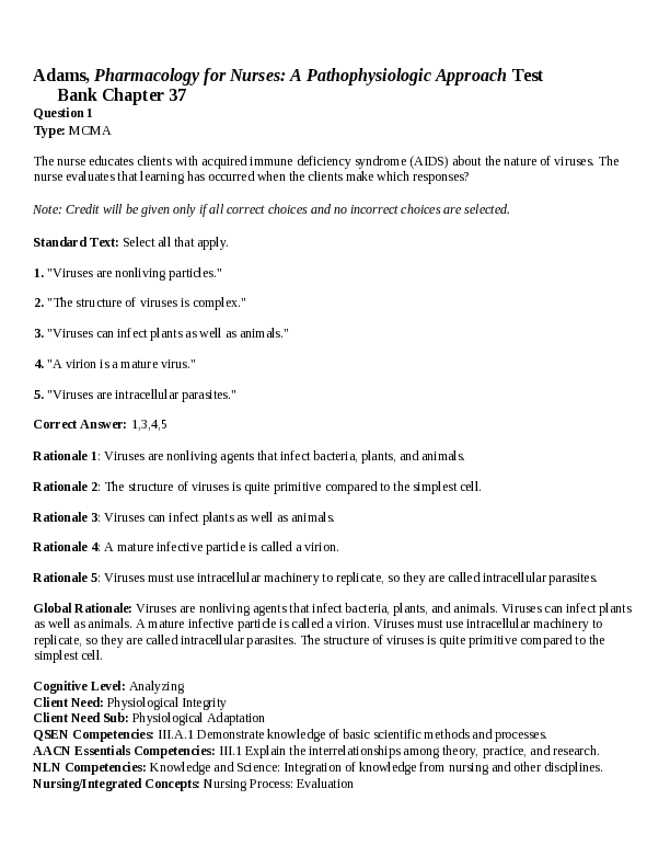 Chapter 37. Drugs for Neoplasia
