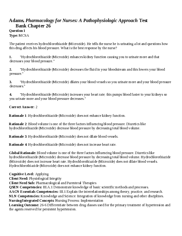 Chapter 26. Drugs for Heart Failure
