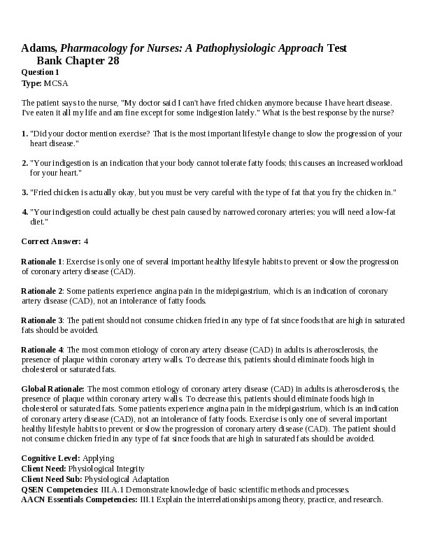 Chapter 28. Drugs for Shock