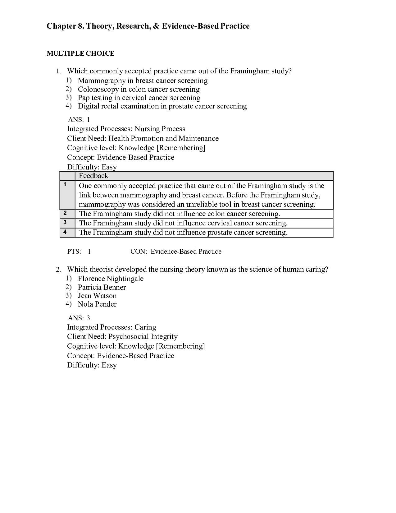 Chapter 4 Evidence-Based Practice Theory & Research