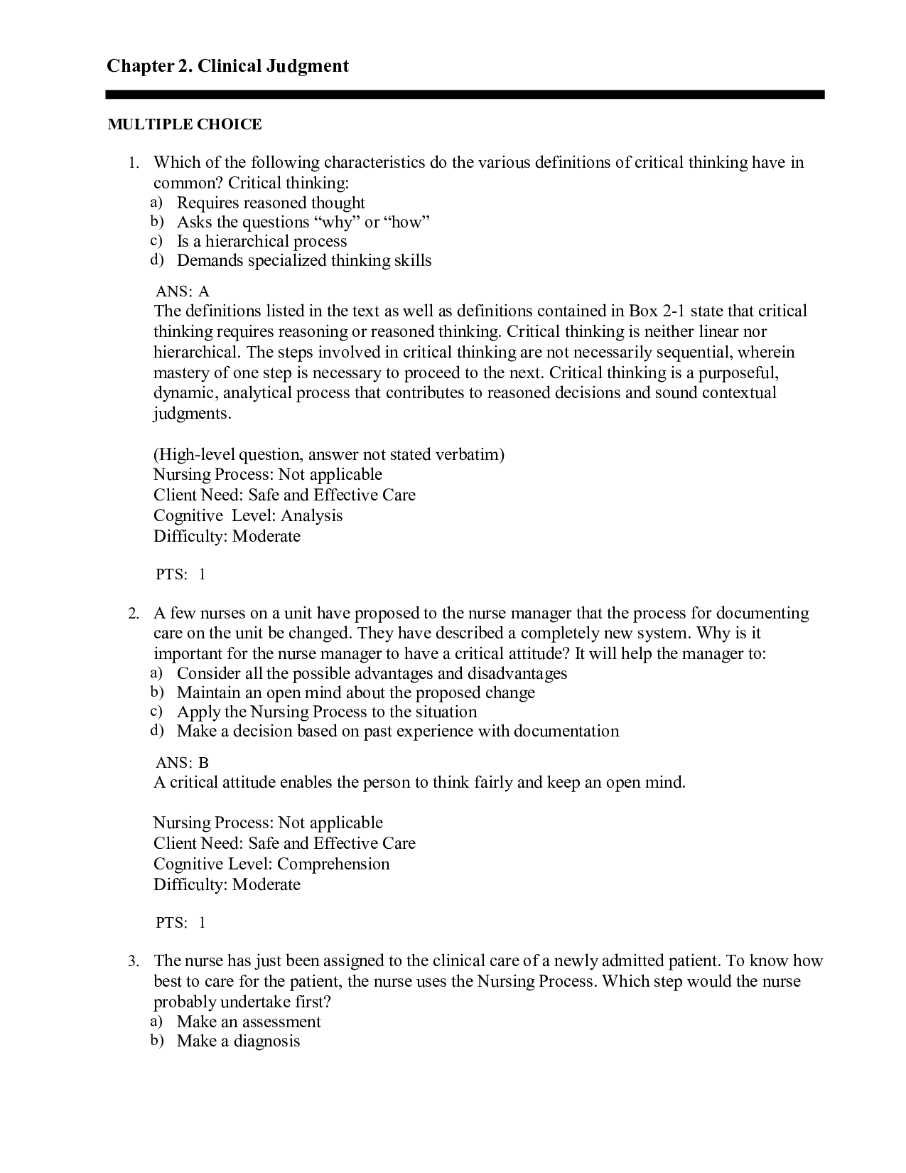 Chapter 2 Clinical Judgment