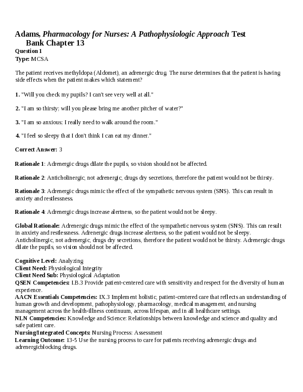 Chapter 13. Drugs Affecting the Autonomic Nervous System