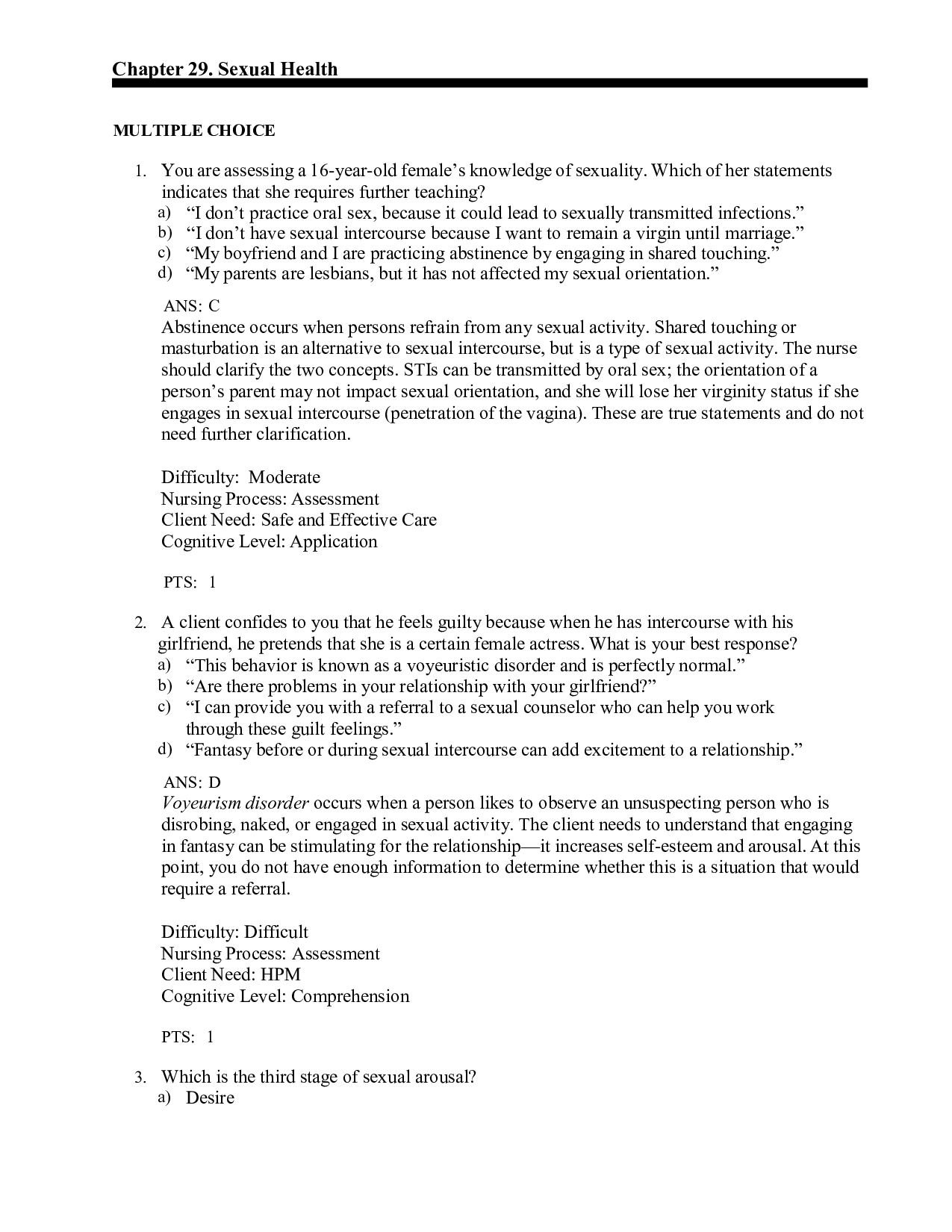 Chapter 29 Sexual Health