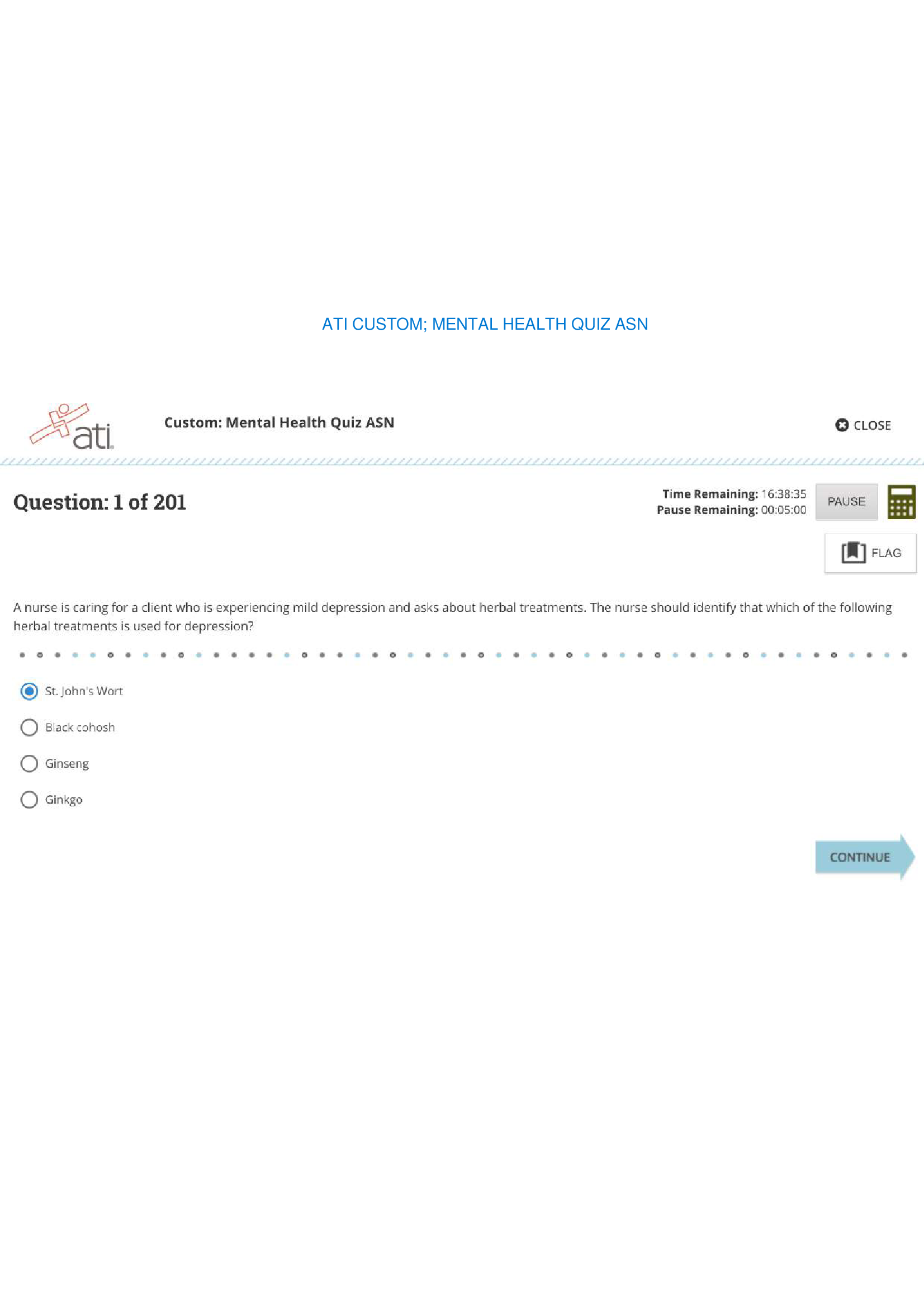 ATI CUSTOM MENTAL HEALTH EXAM QUESTIONS AND ANSWERS WITH NGN