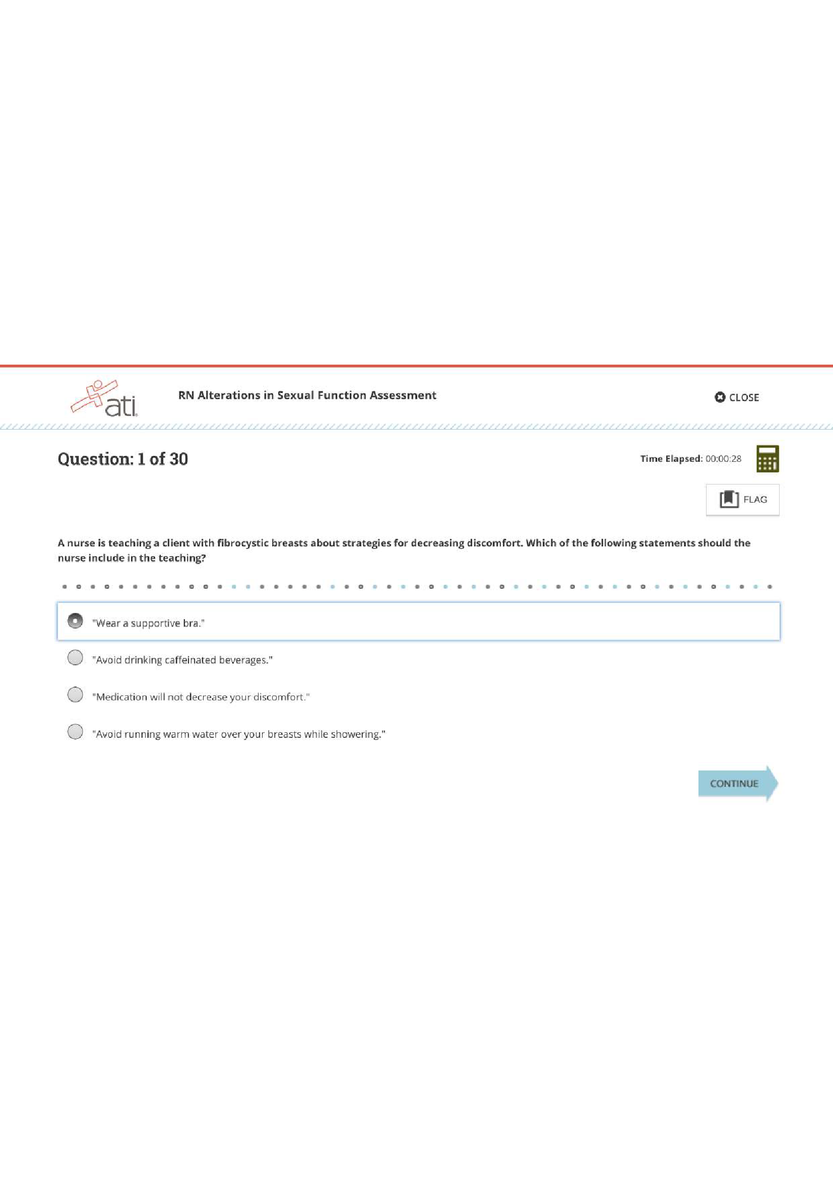 ATI MED SURG RN ALTERATIONS IN SEXUAL FUNCTION ASSESSMENT TEST EXAM WITH NGN 2024