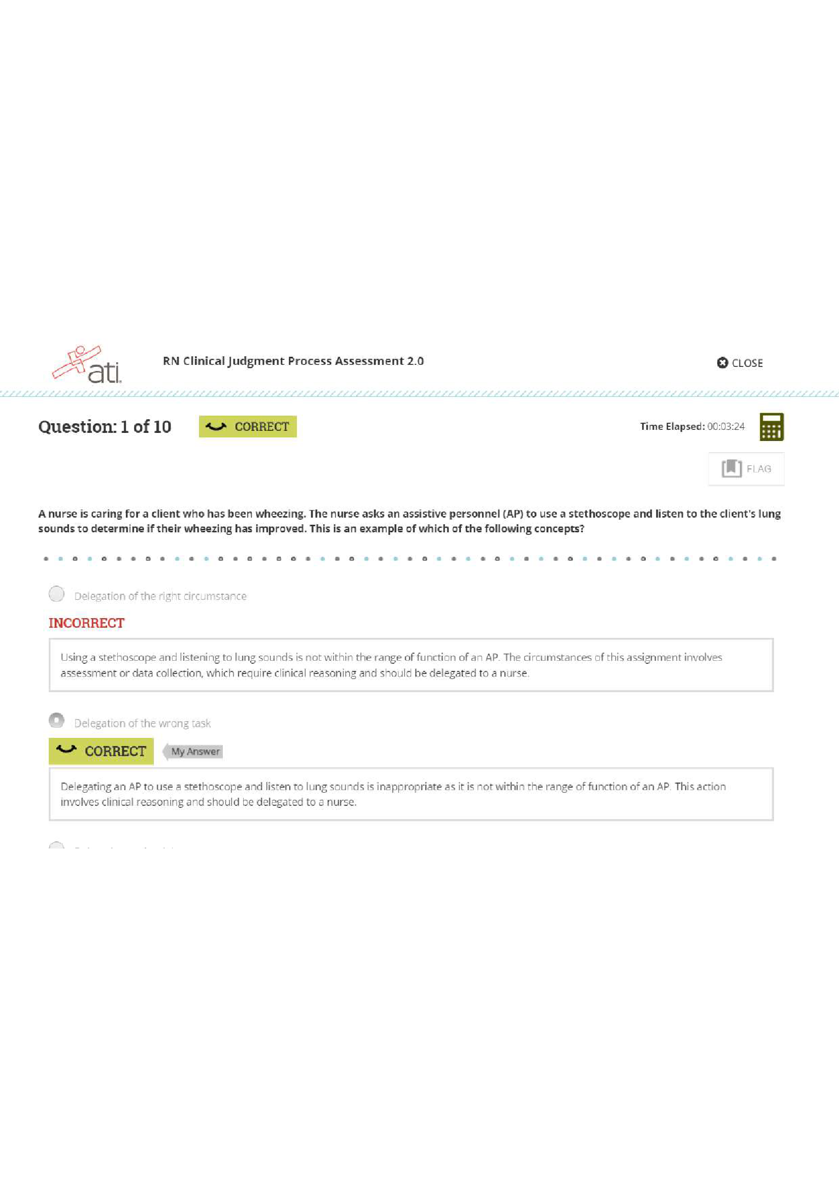 ATI RN CLINICAL JUDGEMENT PROCESS LATEST TEST EXAM WITH NGN