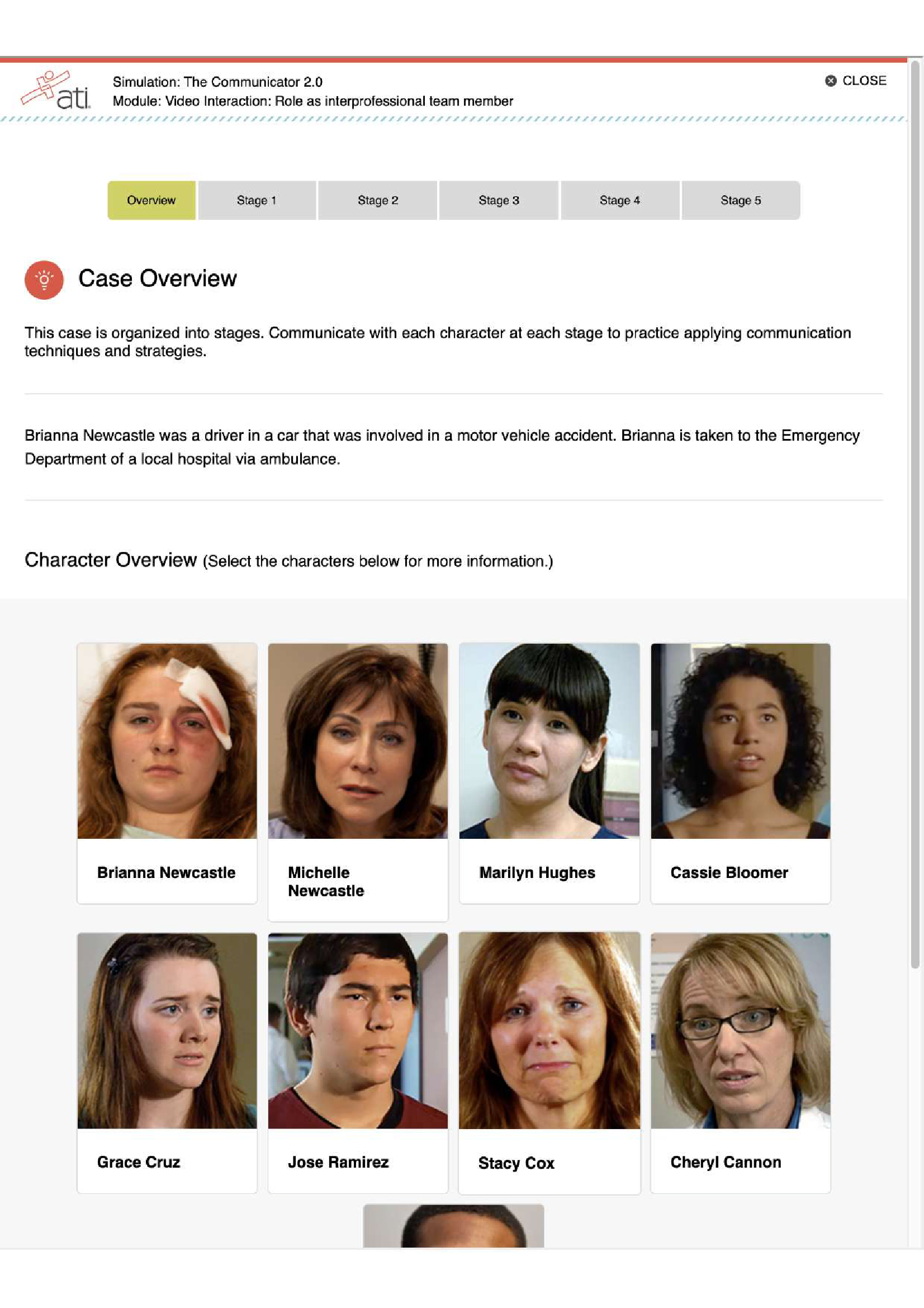 ATI MED SURG RN VIDEO INTERACTION ROLE AS INTERPROFESSIONAL TEAM MEMBER