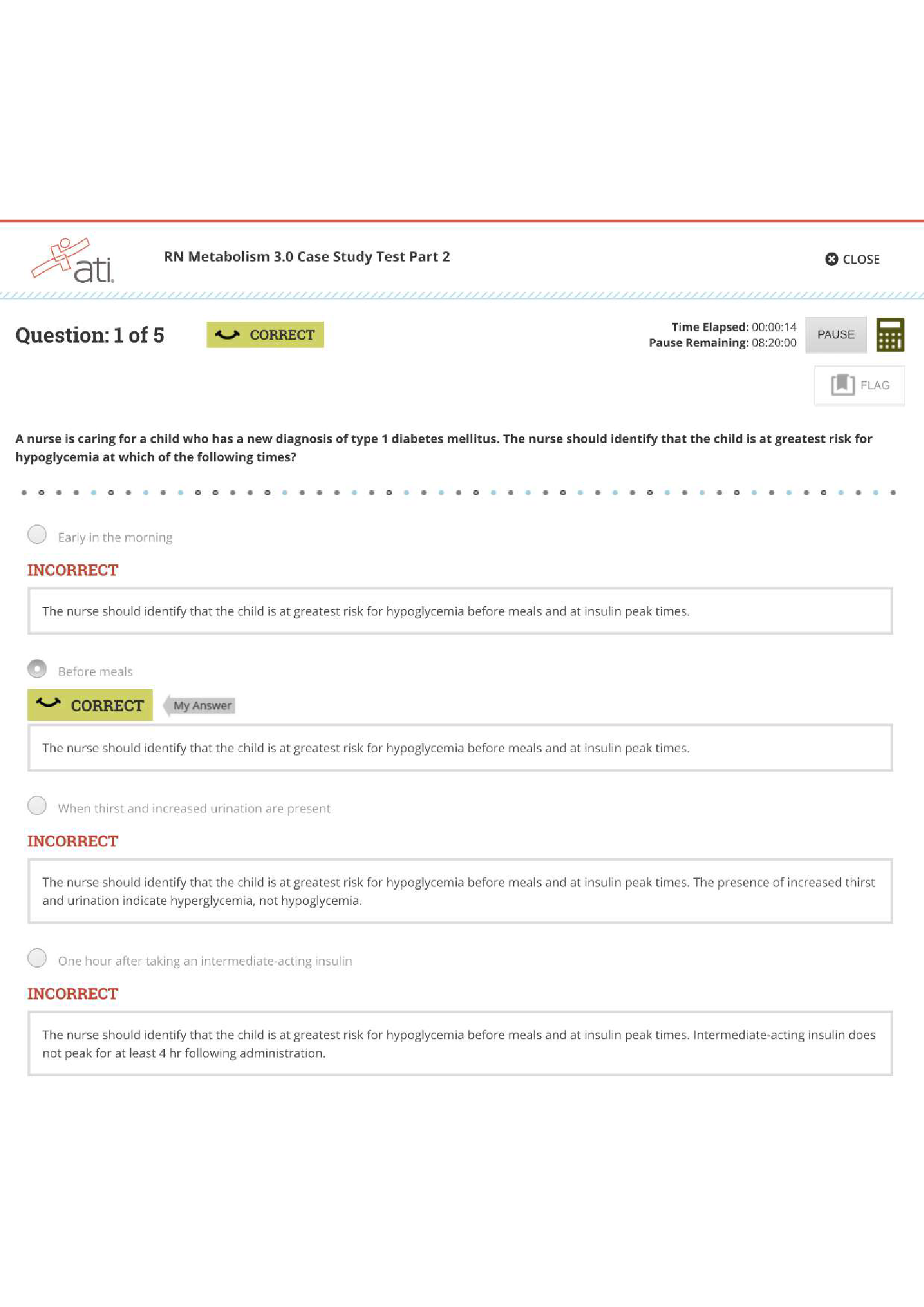 ATI RN METABOLISM 3.0 CASE STUDY TEST PART 2 NGN