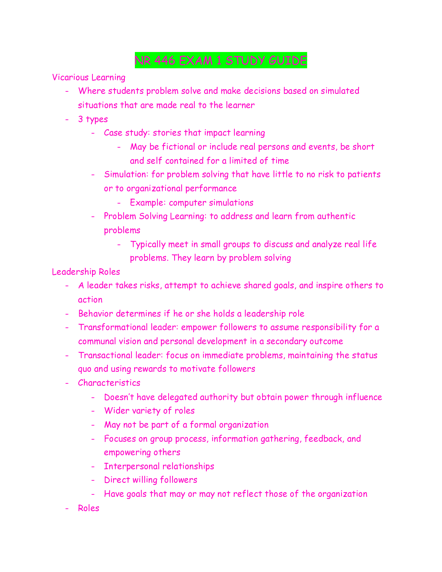 NR446_EXAM_1_STUDY_GUIDE.